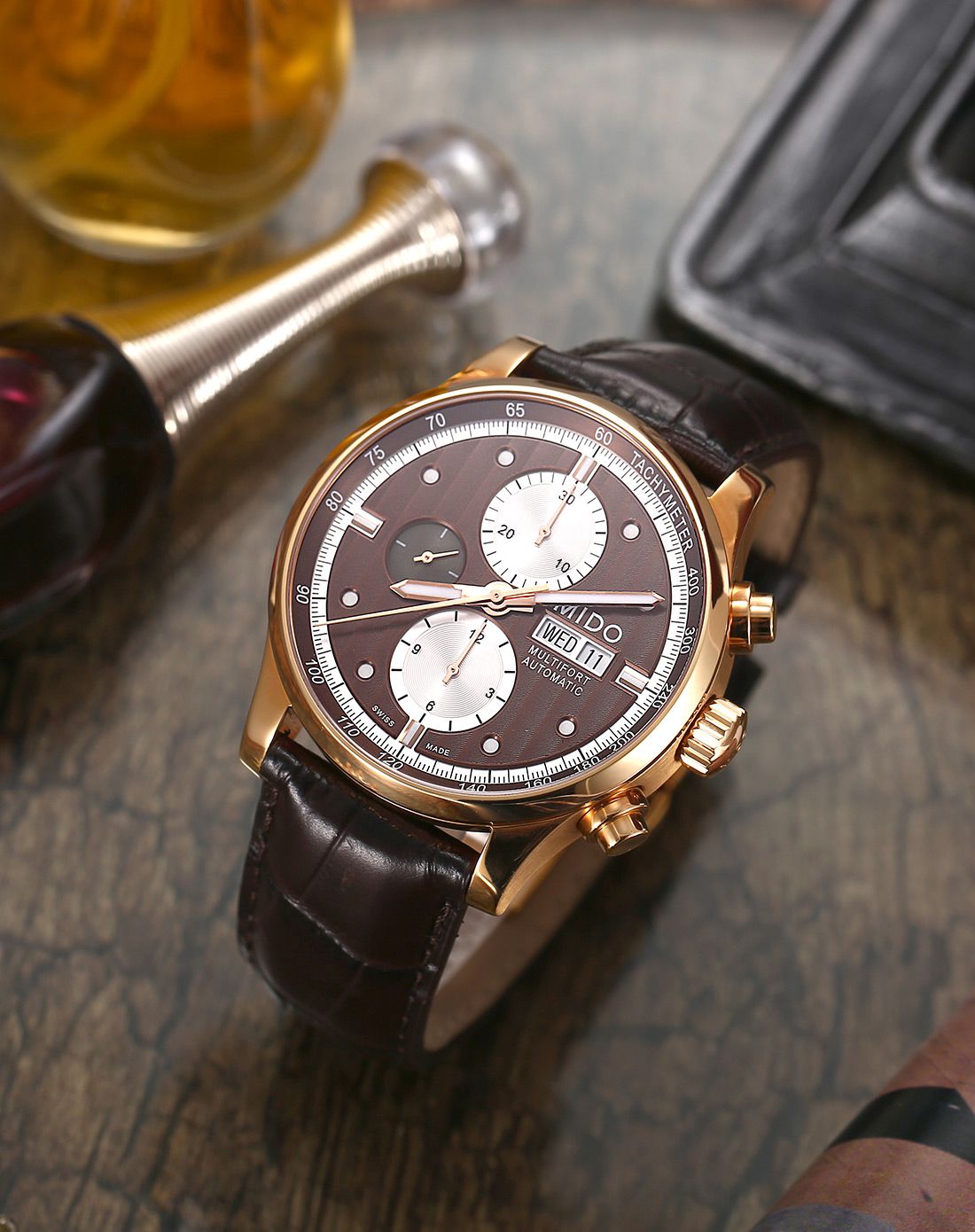 mido 舵手系列计时机械男士手表m005.614.36.291.19送礼必备