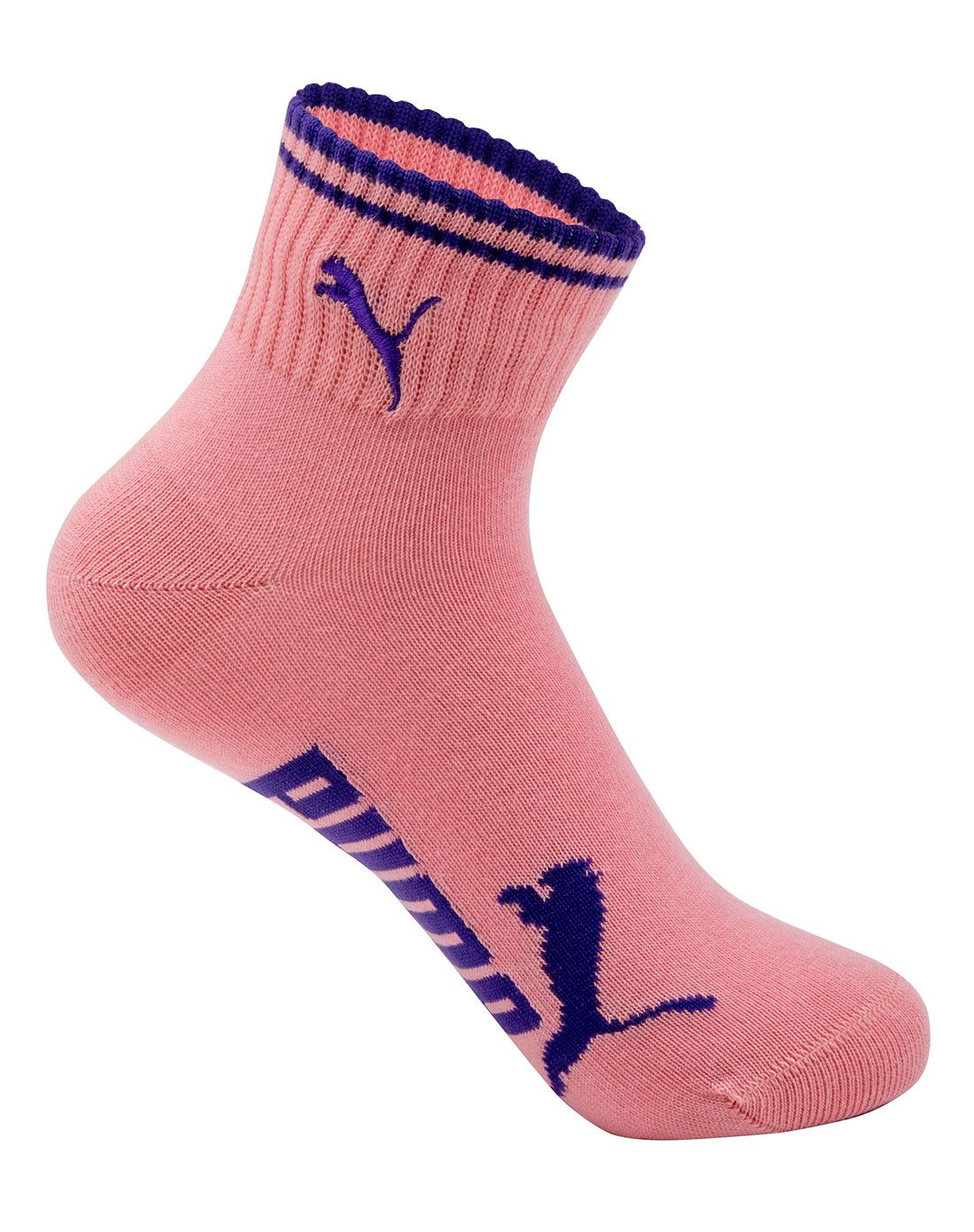 彪马puma袜子专场彪马女款粉色绣花运动袜粉色263937356-3_唯品会