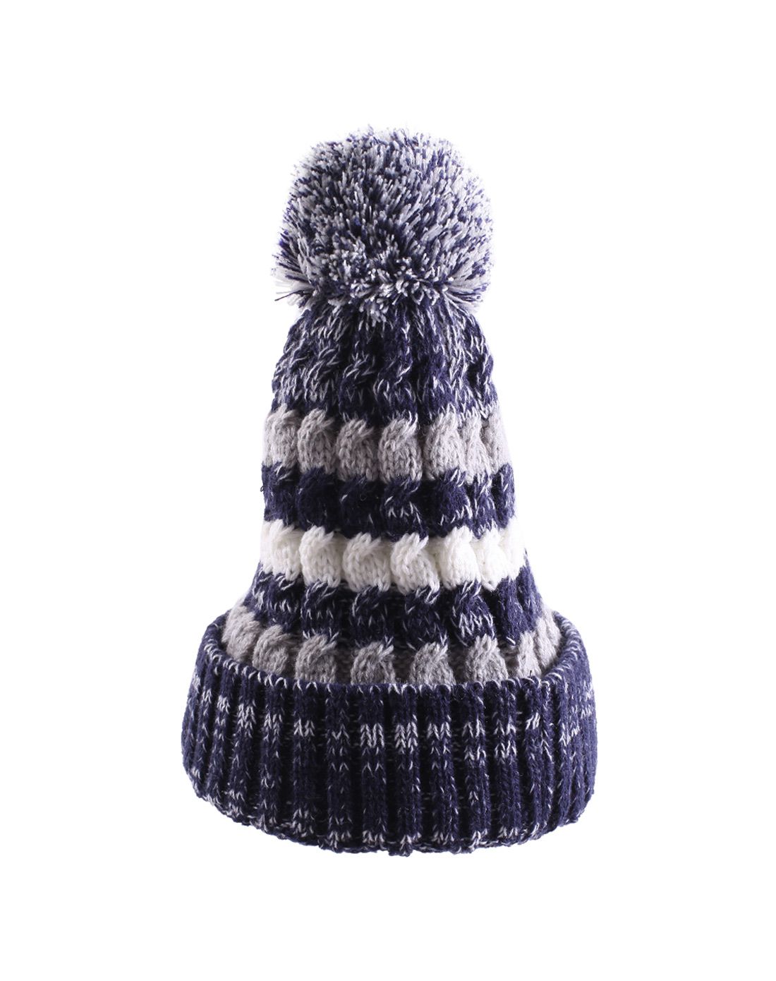 羚羊早安 秋冬时尚配色针织保暖日韩可爱范套头帽