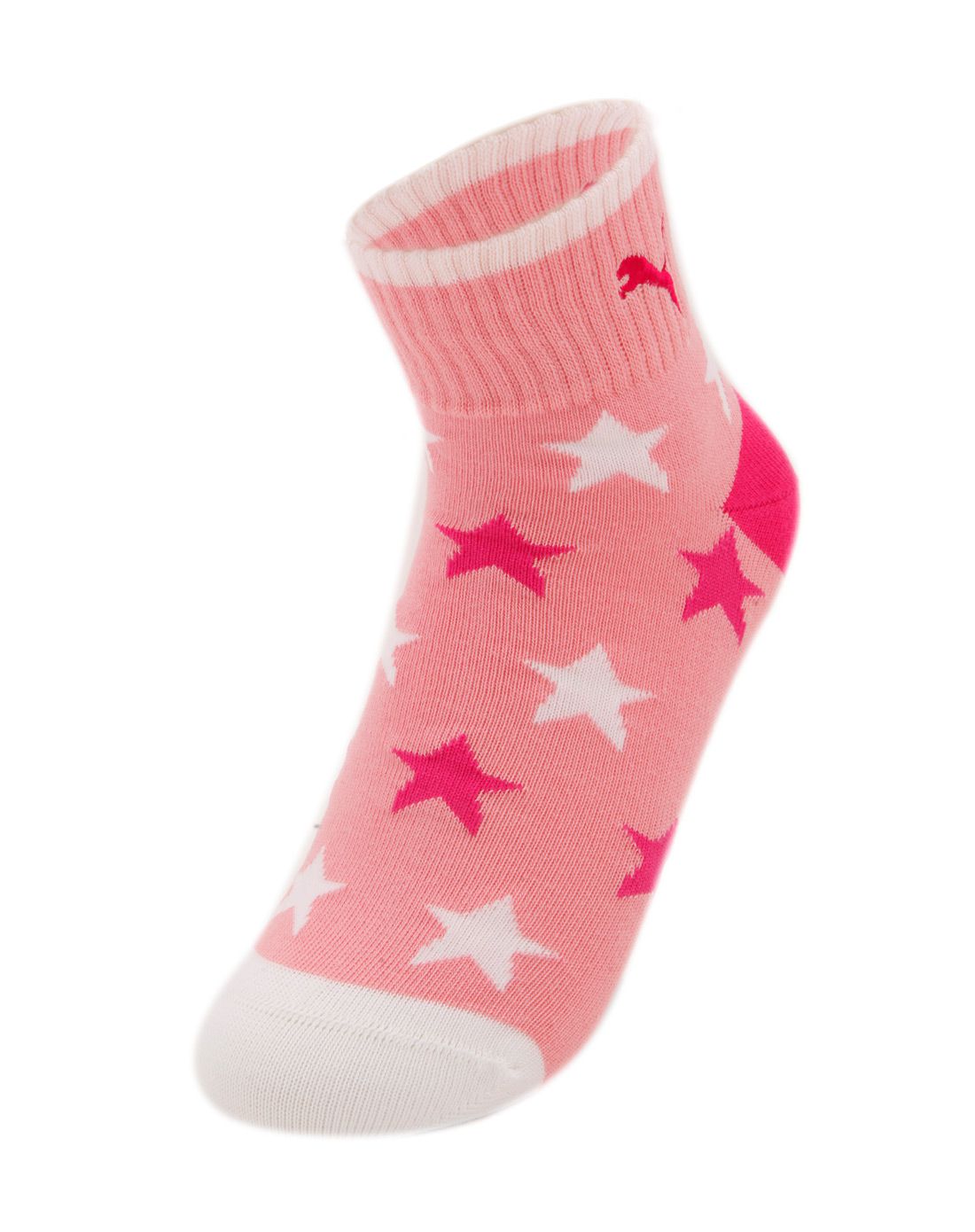 彪马puma袜子专场彪马女款浅粉色绣花运动袜263939356-2_唯品会