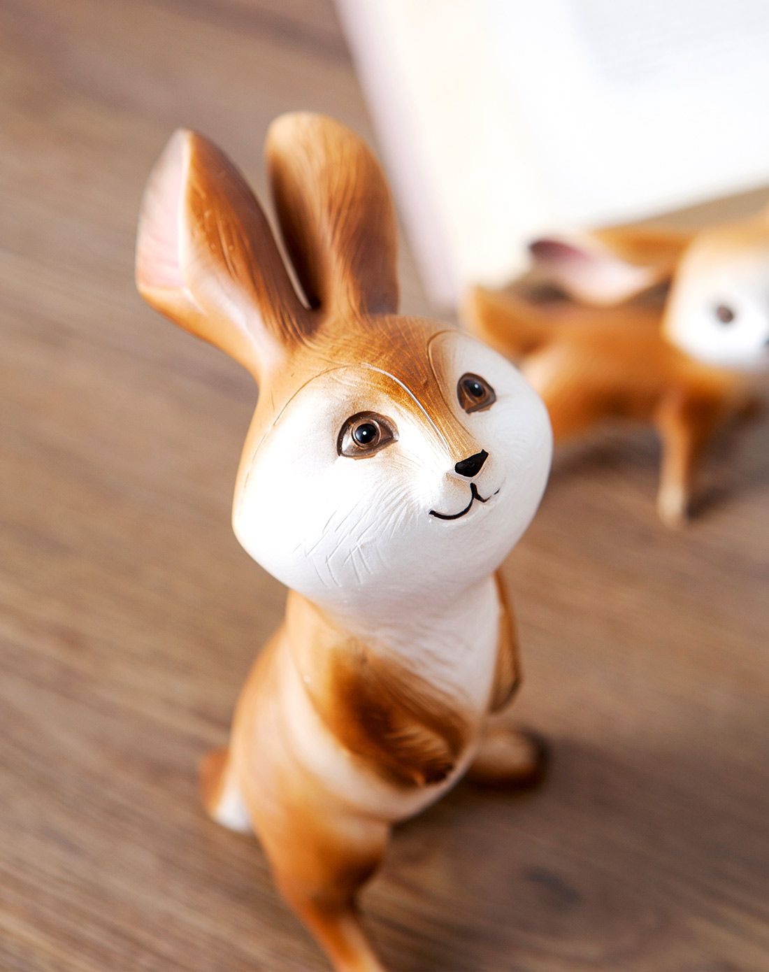 家装良品开心兔子树脂摆件(2入-大号)