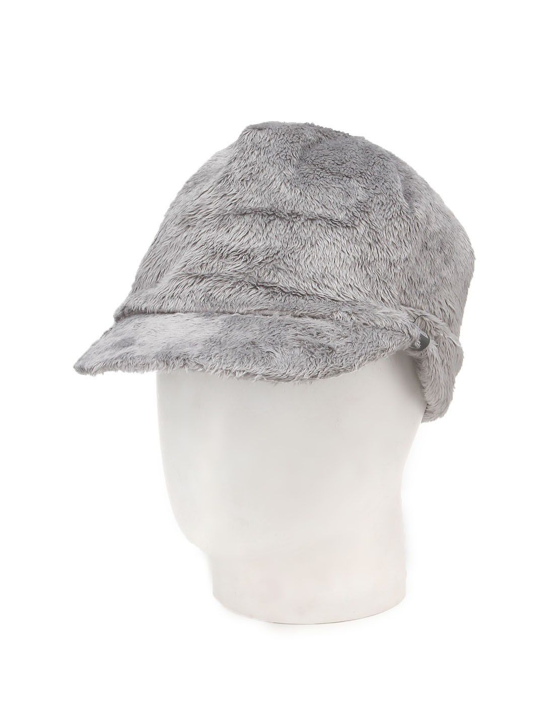 保暖柔软 通用款卡其色珊瑚绒帽