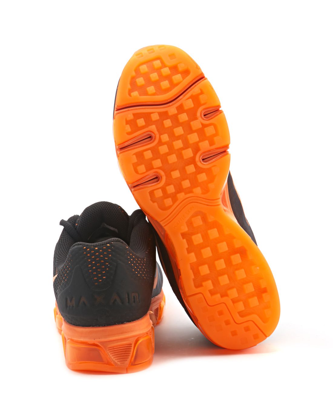 耐克nike 耐磨缓震 女款煤黑/亮橘色跑步鞋 跑步系列