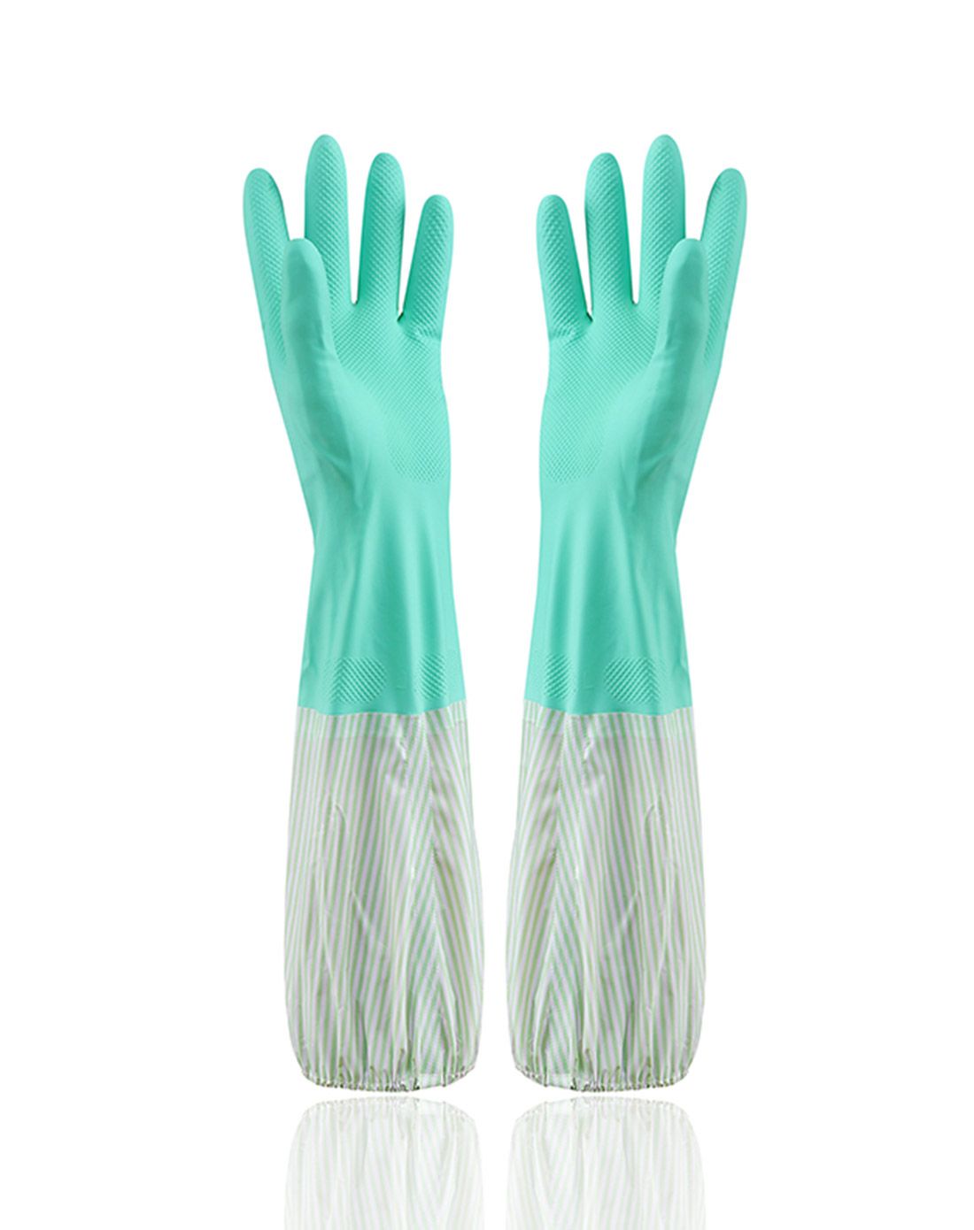 加绒长款防水保暖家务清洁手套三色可选