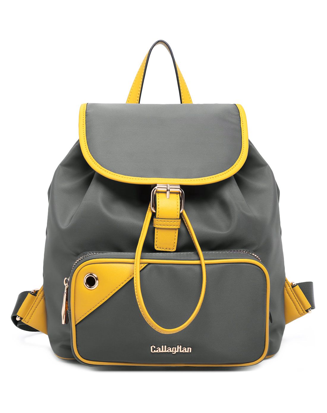 出行必备 女士尼龙布拼接超轻防水双肩包紫罗兰