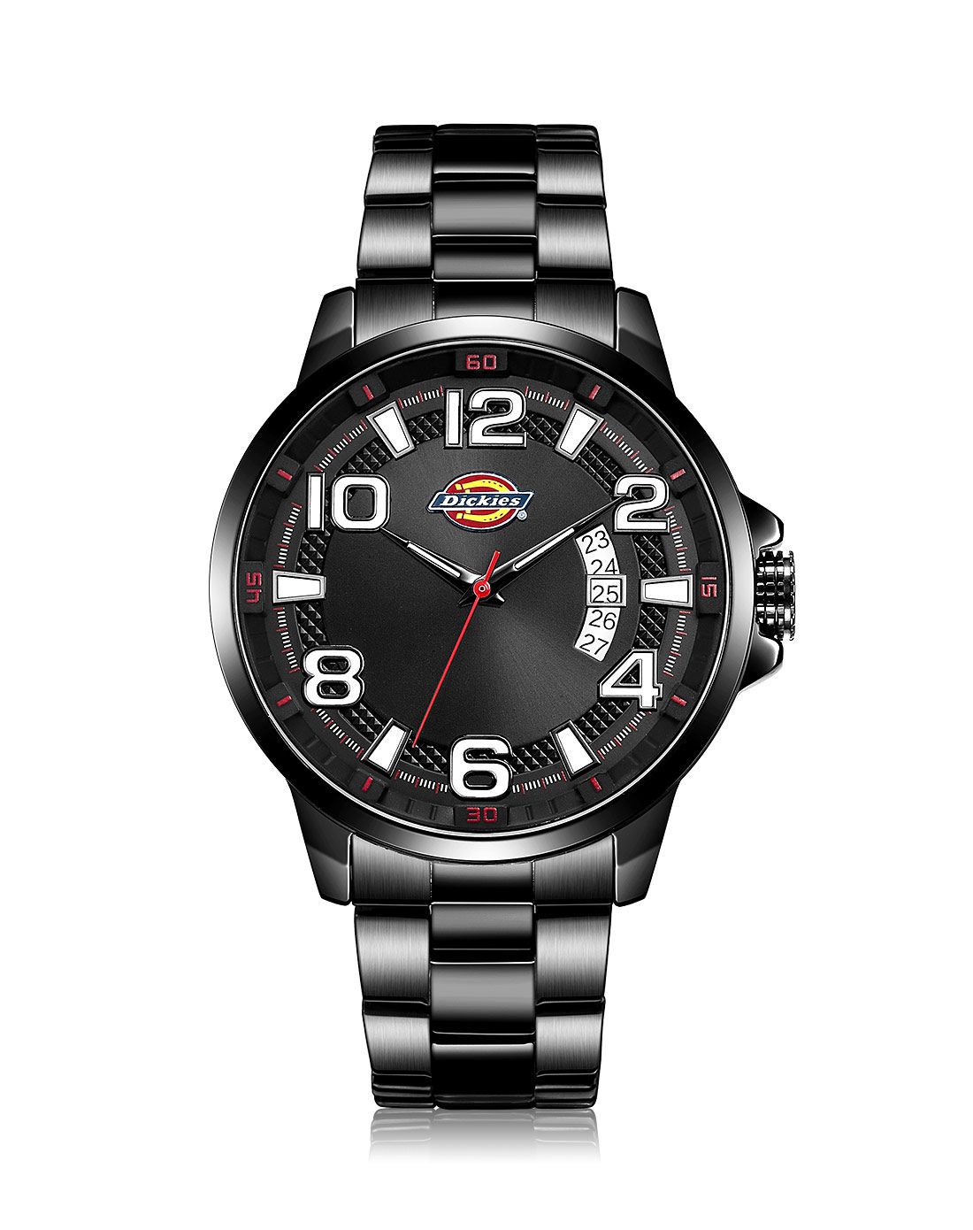 dickies 休闲百搭系列大开面数字表盘男表