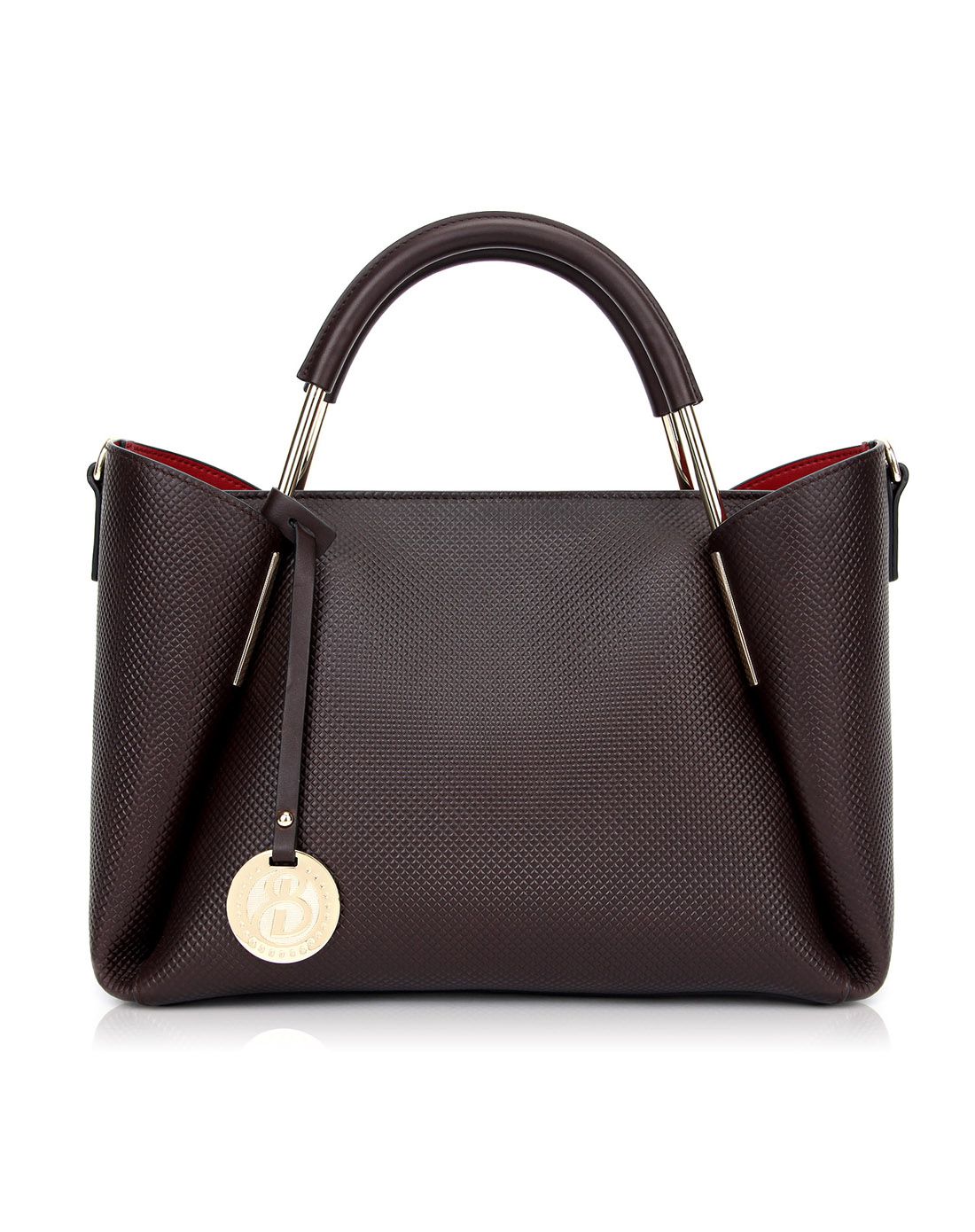 优雅压花宴会休闲立体压纹牛皮革真皮精致优雅手提包女包