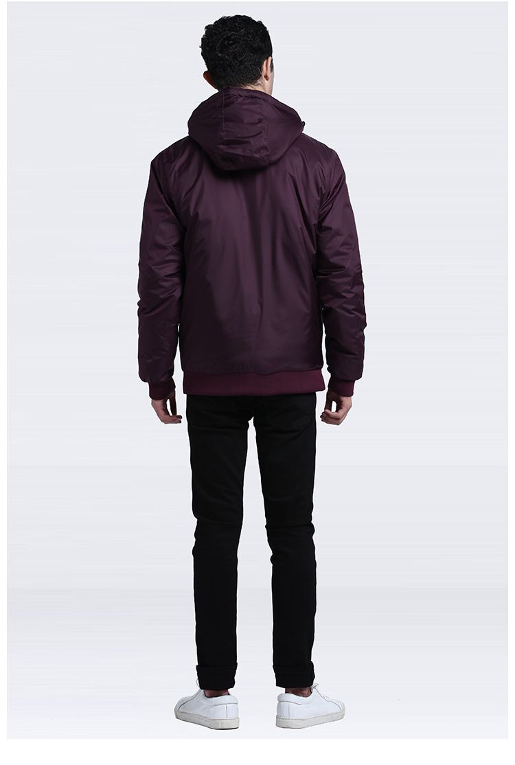 丹麦wagner旗下集合品牌酒红色抗寒防风保暖加厚棉衣2-3523500348