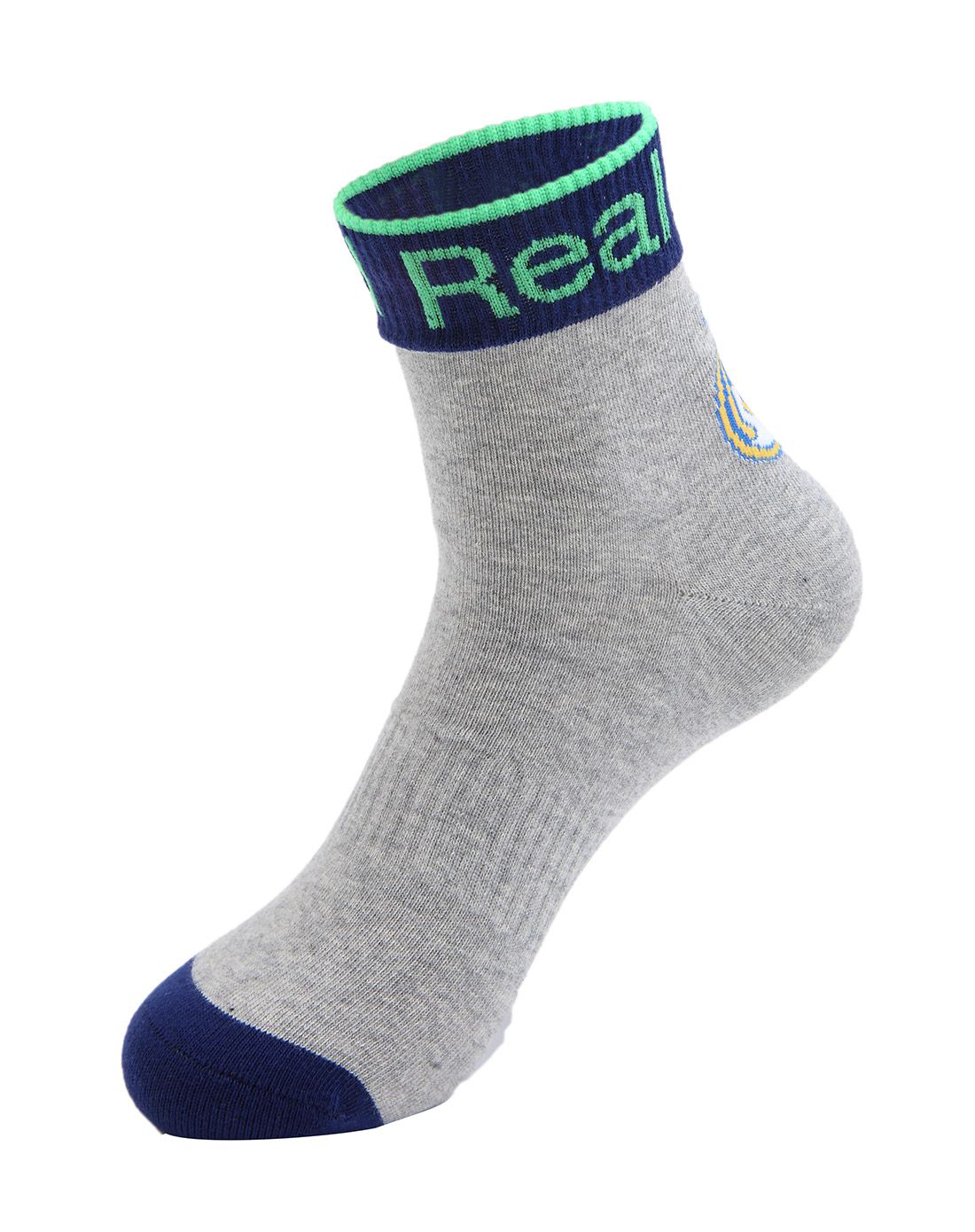 袜口拼接 男士运动袜