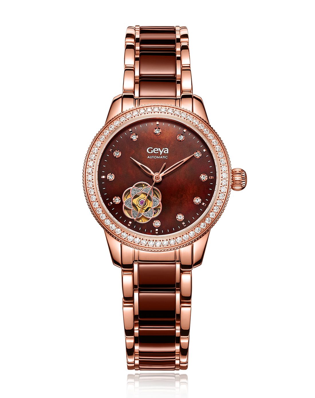 格雅geya手表专场 格雅【新品时尚】镶钻时尚机械女表