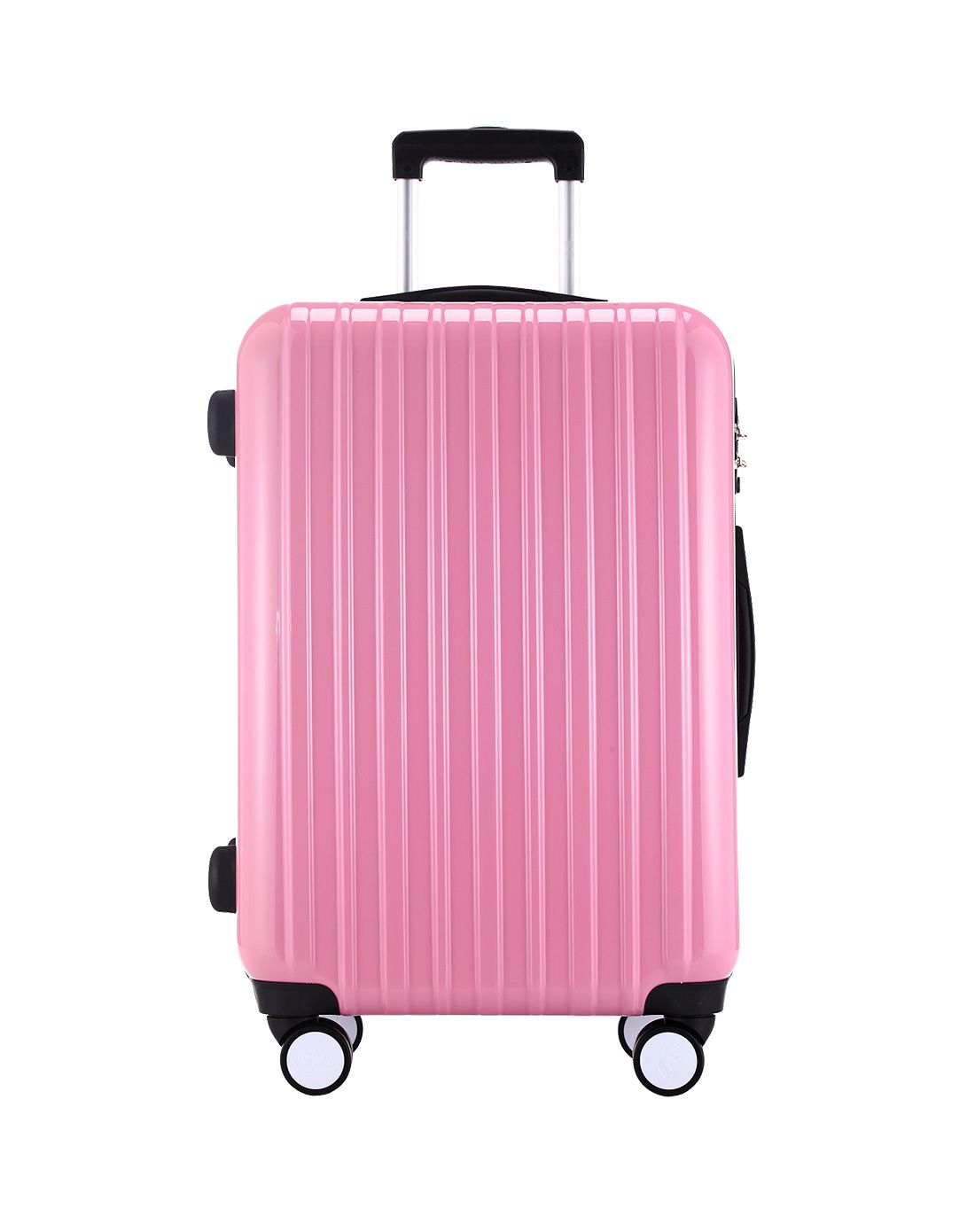 时尚纯色出游旅行箱22寸银色