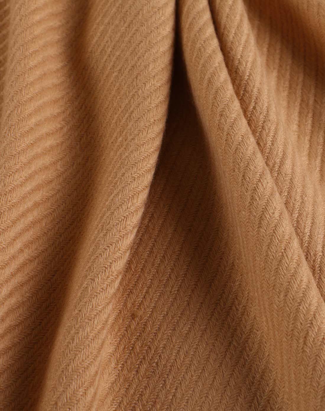 羚羊早安 女士秋冬斜纹针织流苏保暖围巾