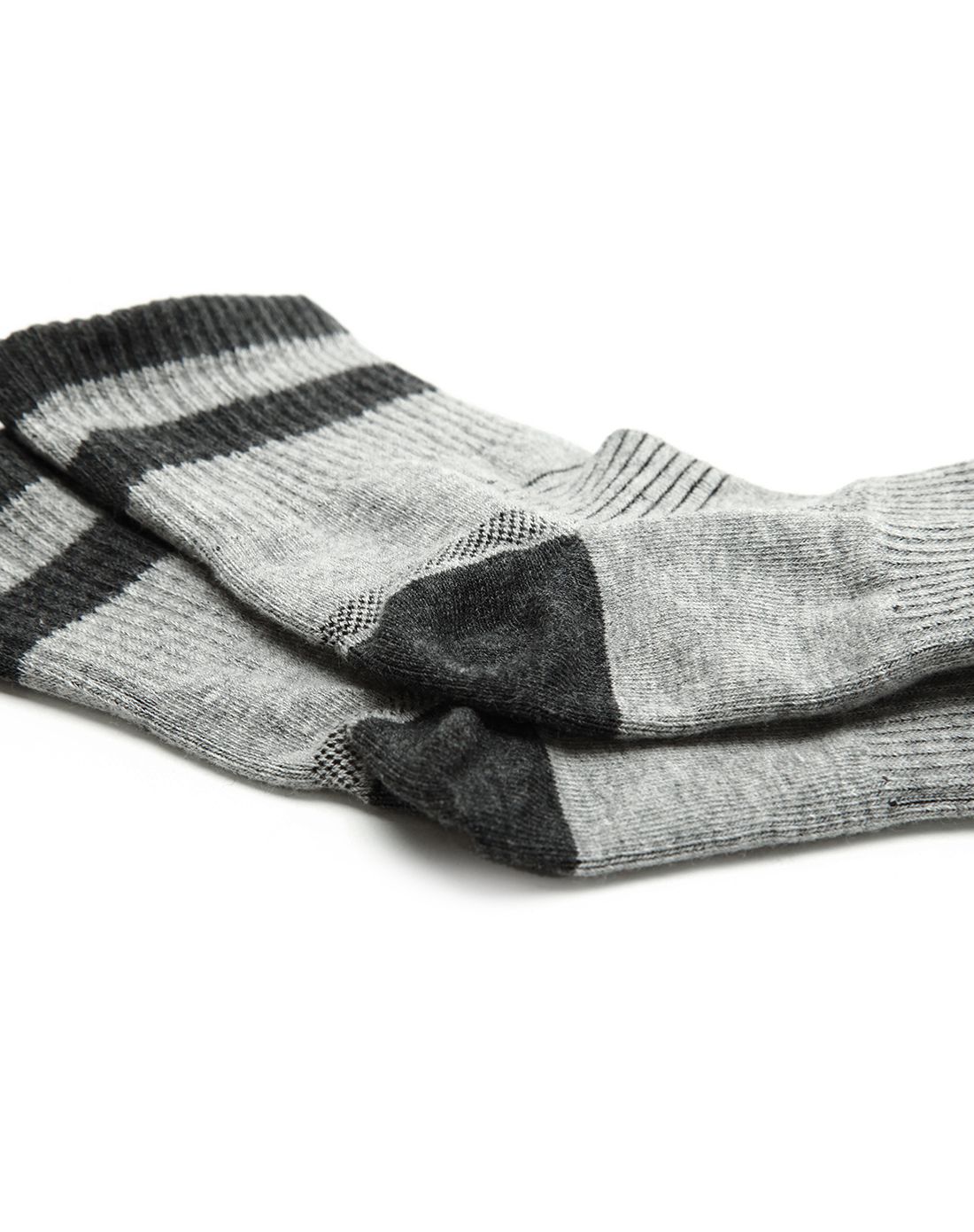 吸汗透气弹性 男款深灰袜子