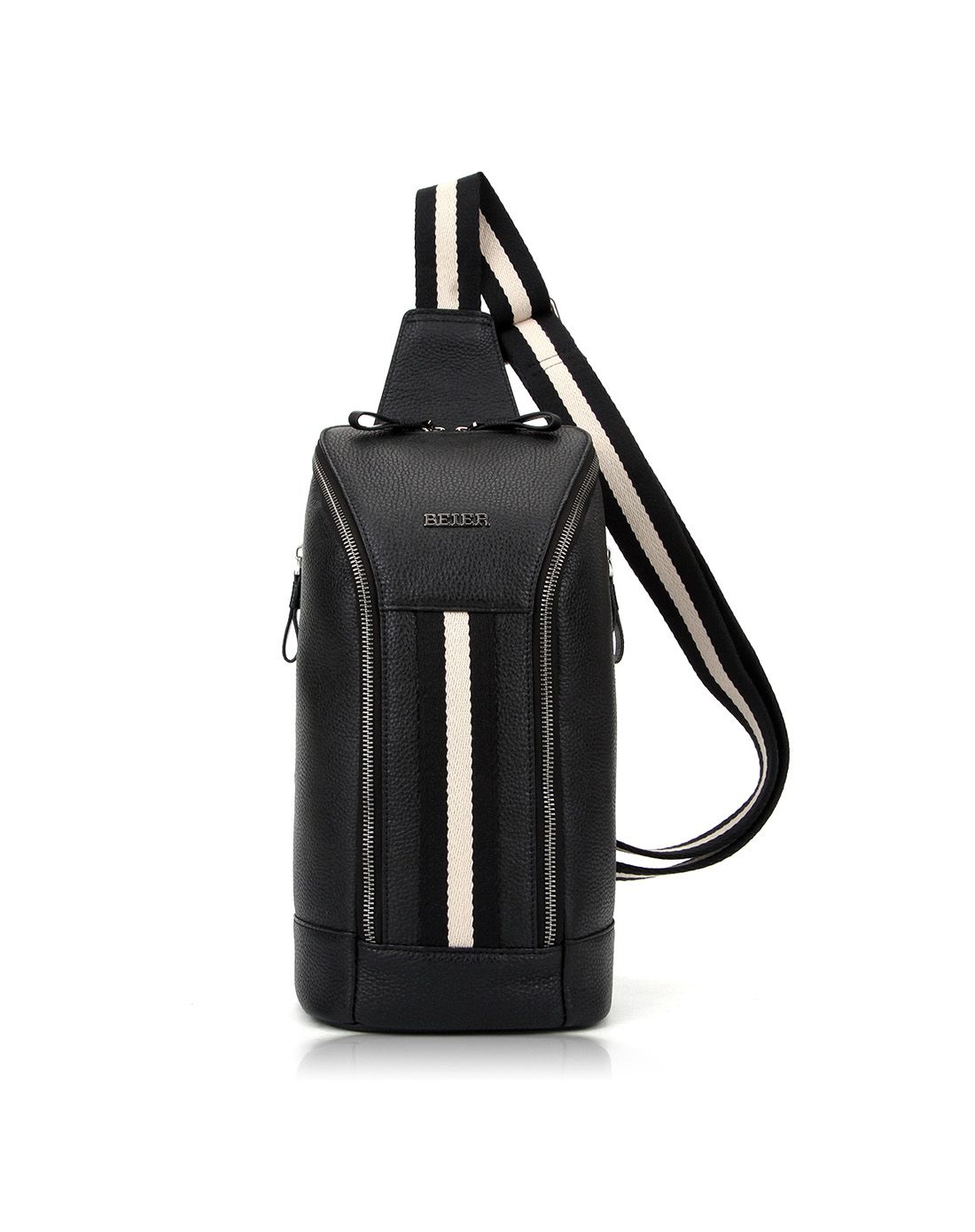 贝尔男迷你小包休闲商务运动纯色柔软牛皮革真皮实用胸包男包m1-2043-