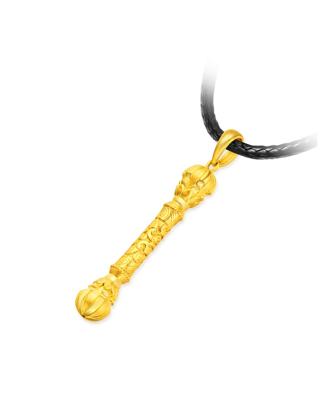 周大福 金猴年金箍棒黄金吊坠(定价)