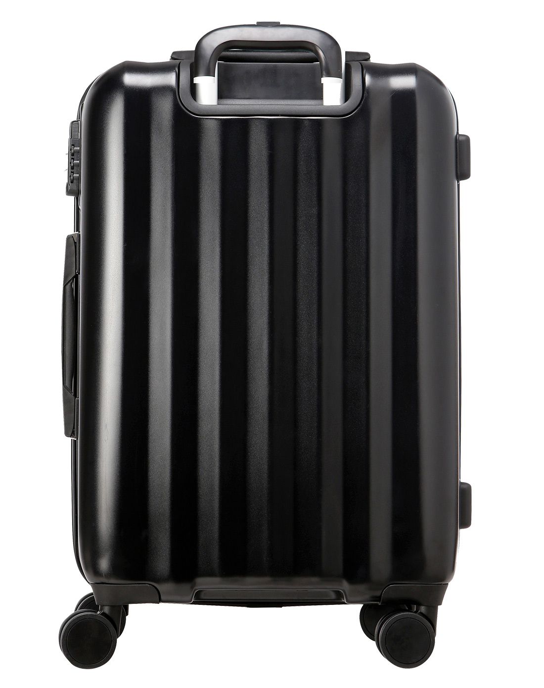 竖条磨砂拉杆箱28寸黑色