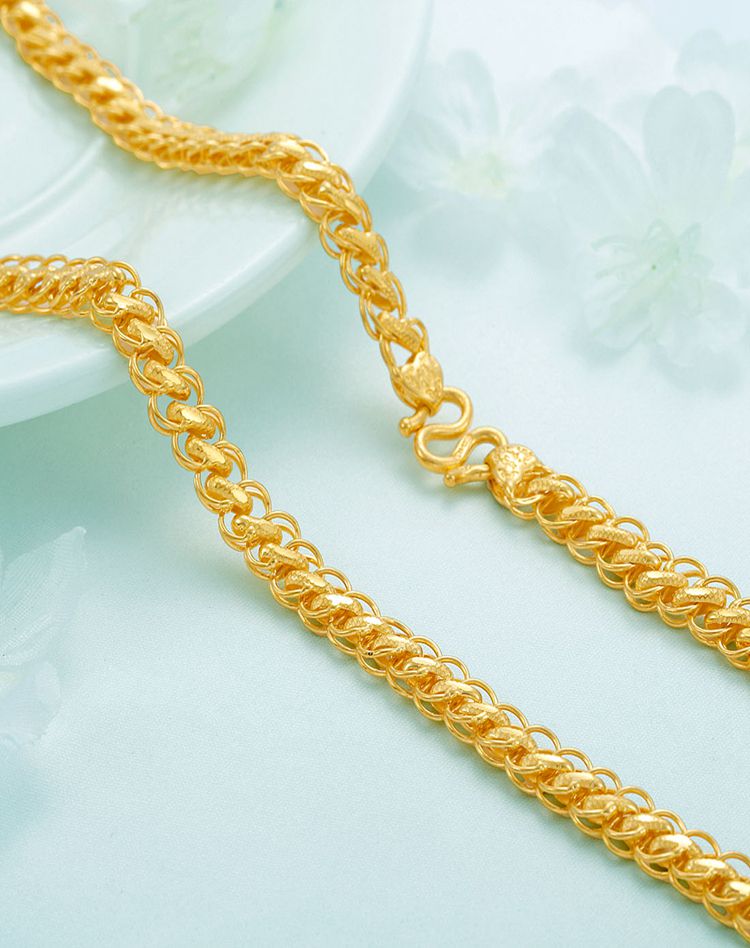 曼卡龙 足金泰国链(计价)约36.08克