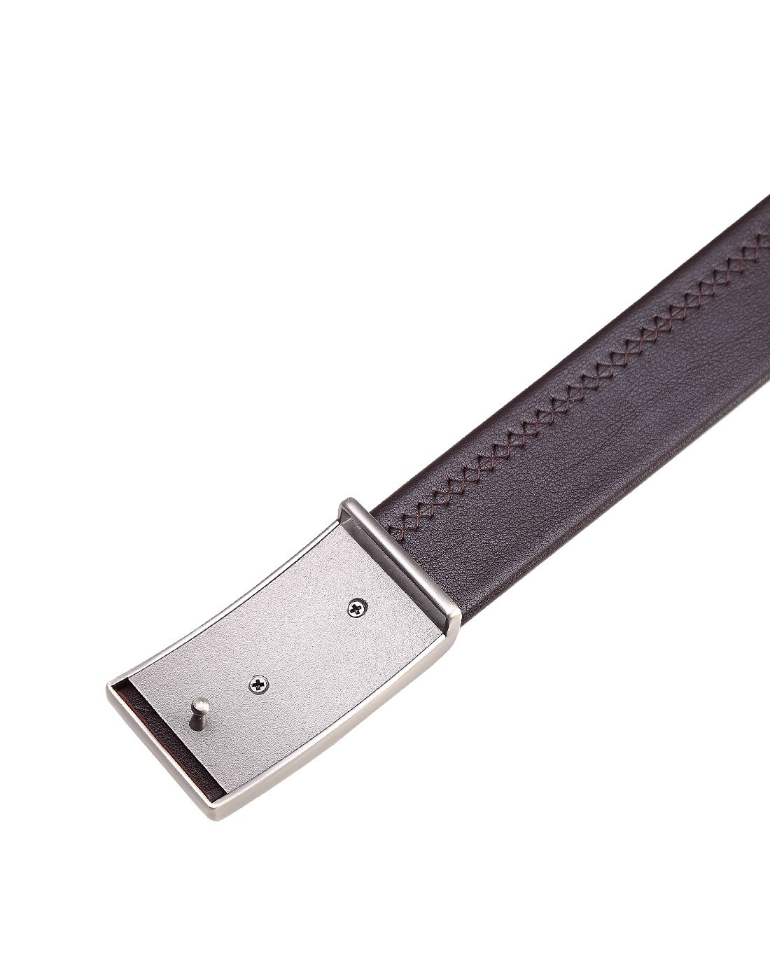 男装简约休闲板扣皮带