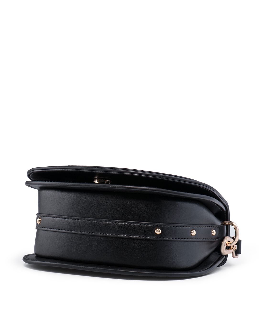 牛皮2017新品戏梦巴黎手提包黑色