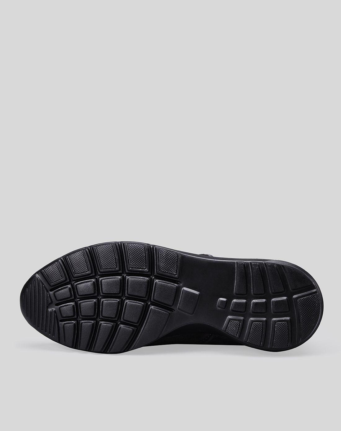 反绒系带跑鞋真皮休闲鞋中帮男鞋深灰色