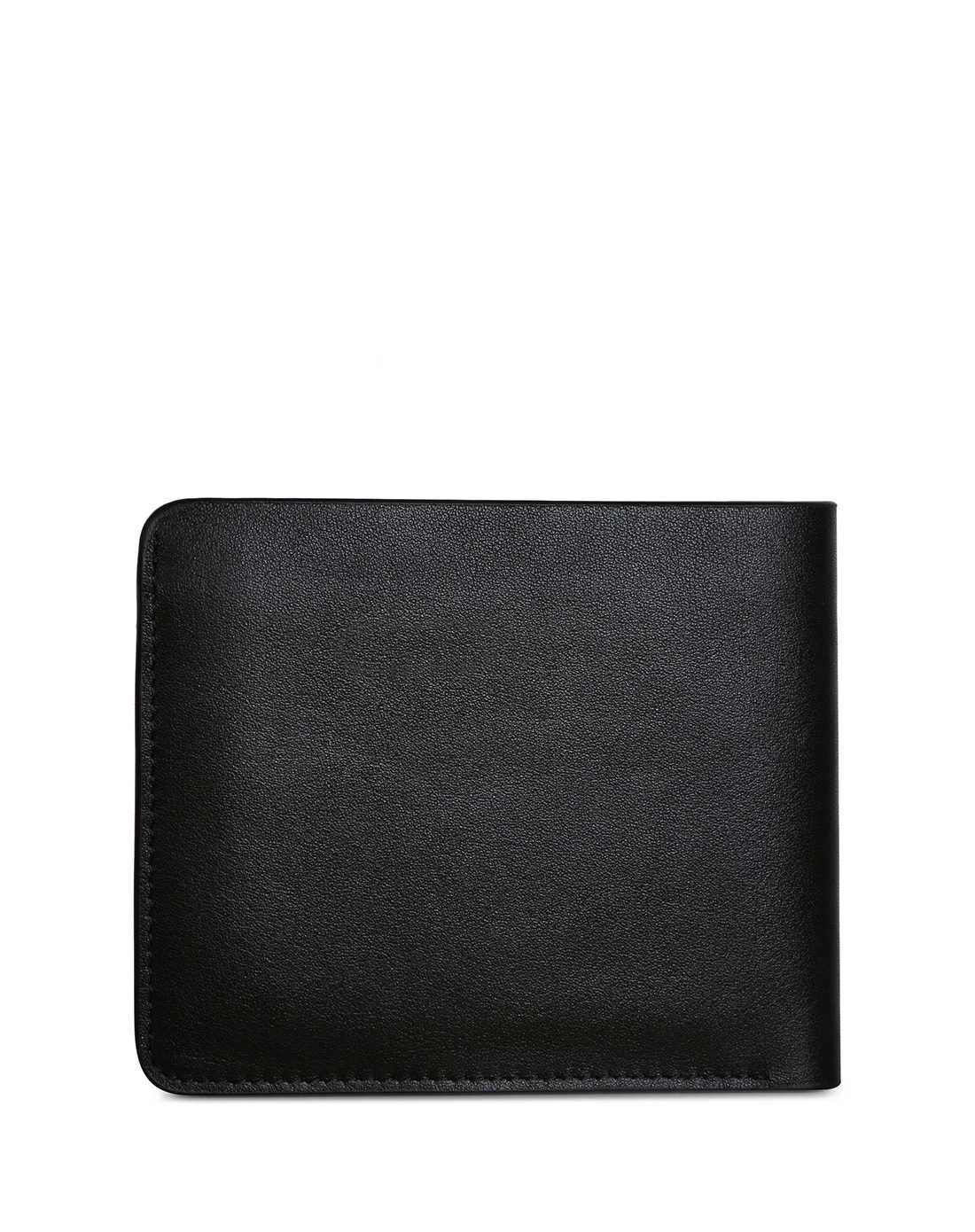 头层牛皮男士经典钱包黑色