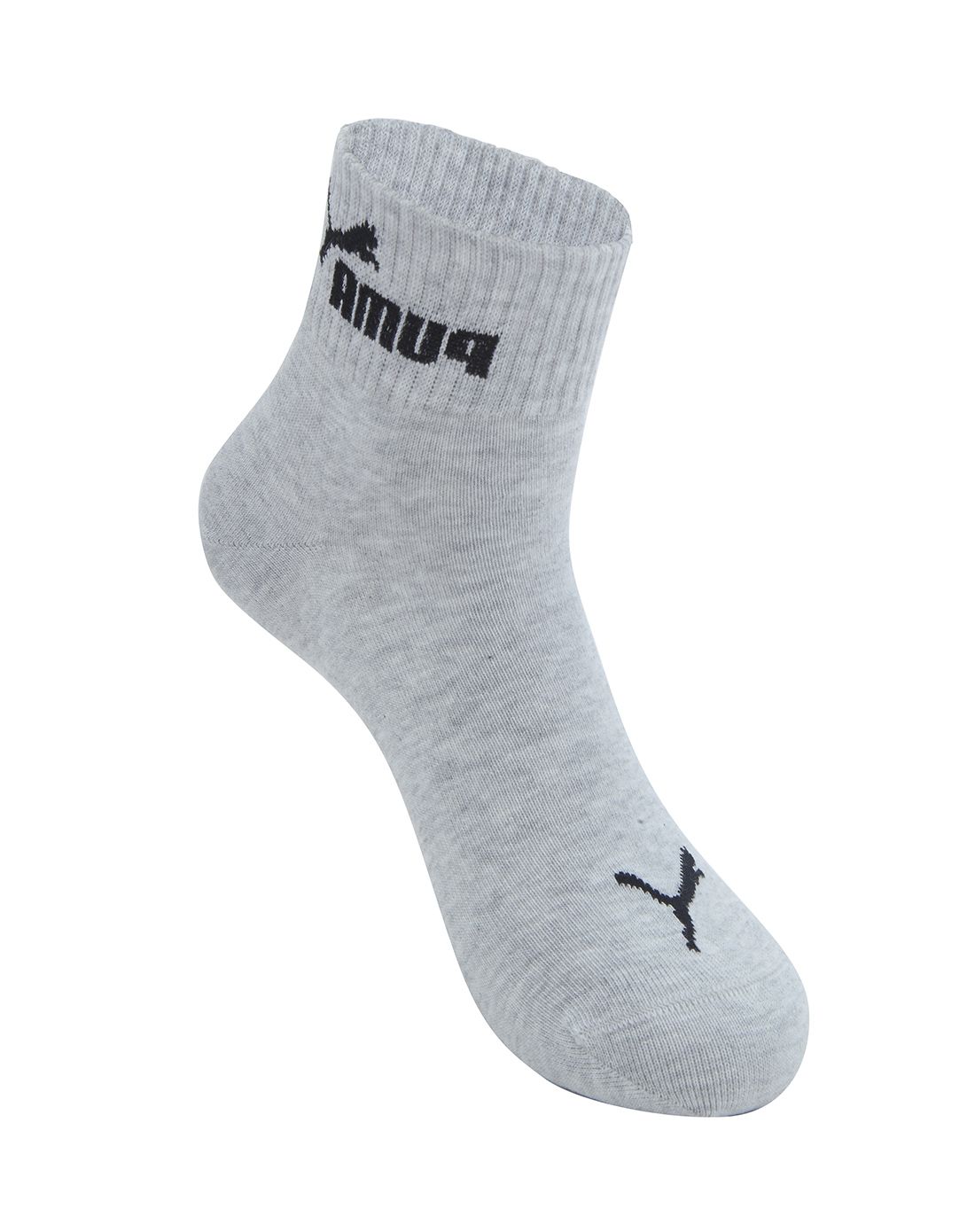 彪马puma袜子专场彪马男款提花运动袜浅麻灰262932356a-2_唯品会
