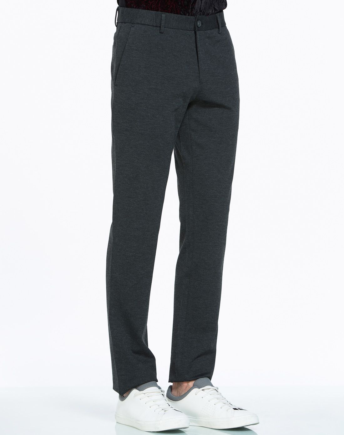 舒适百搭西裤深灰色