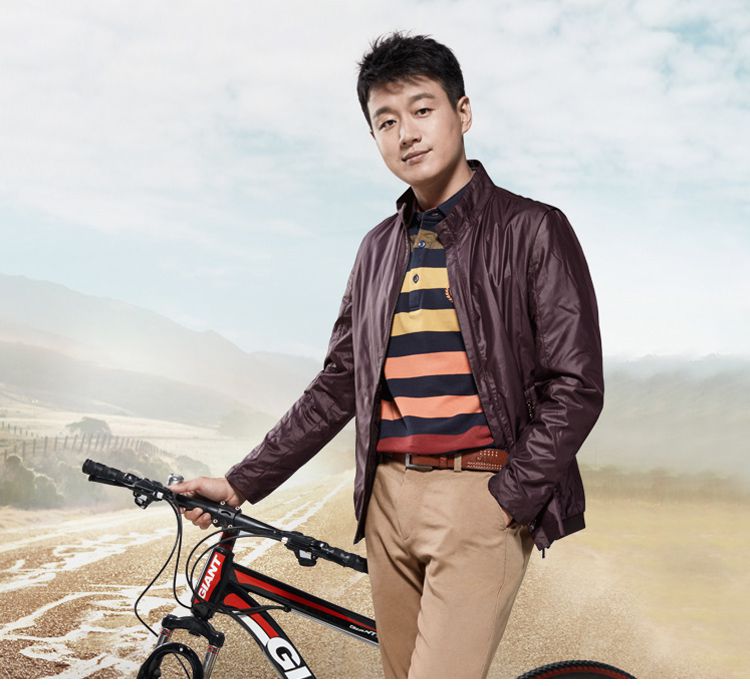 骆驼camel佟大为同款 简约率性时尚 长袖夹克暗红w5f3672245hx_唯品会