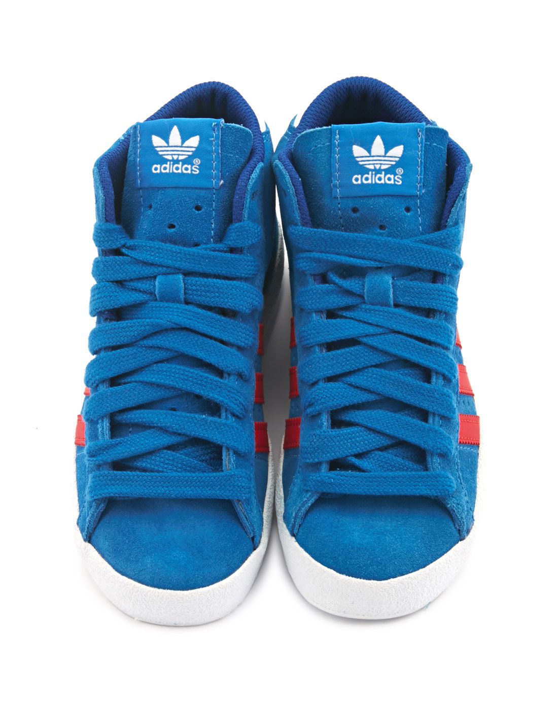 潮童运动鞋-nike&adidas&new balance男子中童蓝色复古鞋 三叶草系列