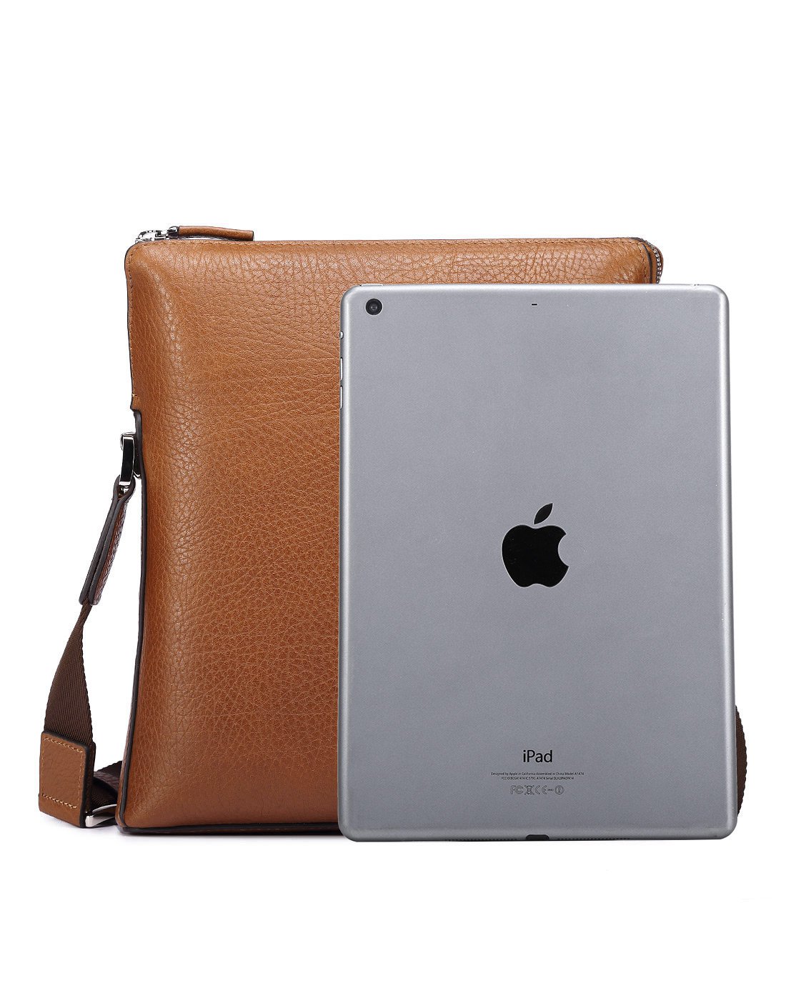 捷豹jaguar国际品牌皮具专场男士时尚经典牛皮日字包棕色jm1104461114