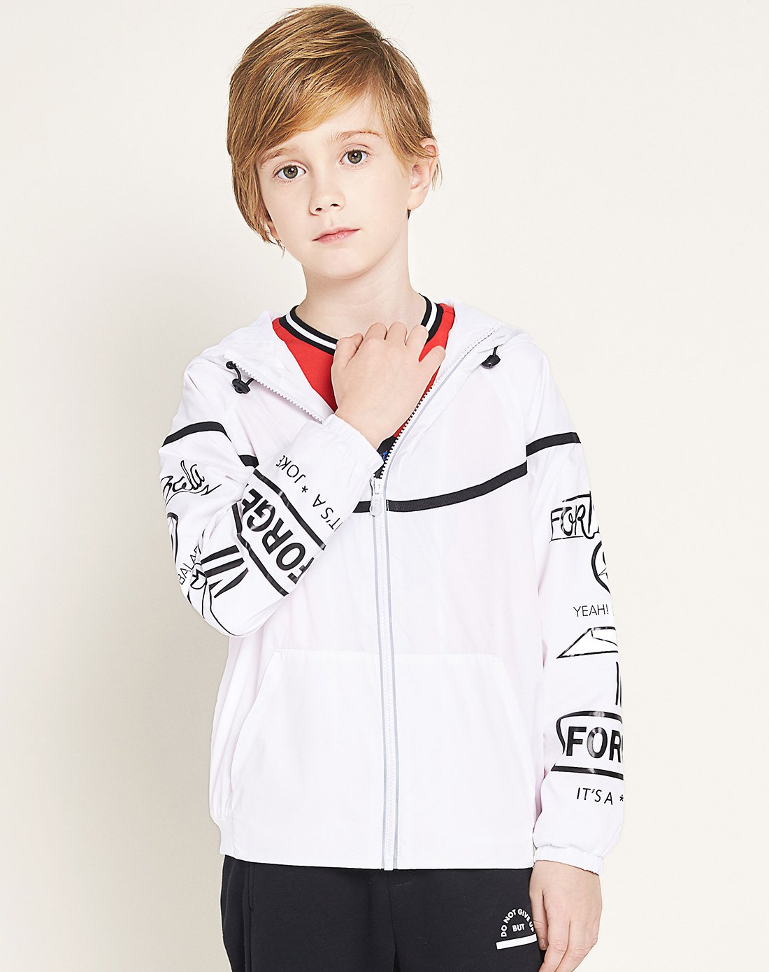 巴拉巴拉男童外套中大童男孩上衣童装春装儿童运动服韩版