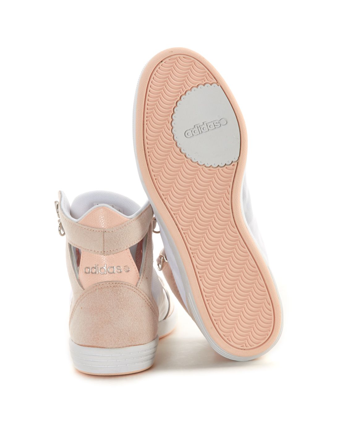 adidas neo&三叶草女款淡粉色休闲鞋 neo系列.f97976_唯品会