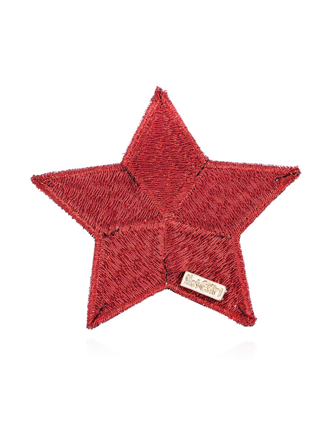 手工星星贴魔术贴黑色