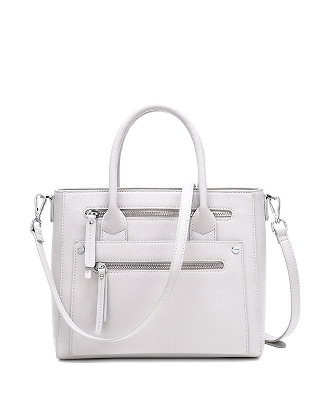 红蜻蜓red dragonfly时尚经典手拎斜挎两用包浅灰6692di8003md00599