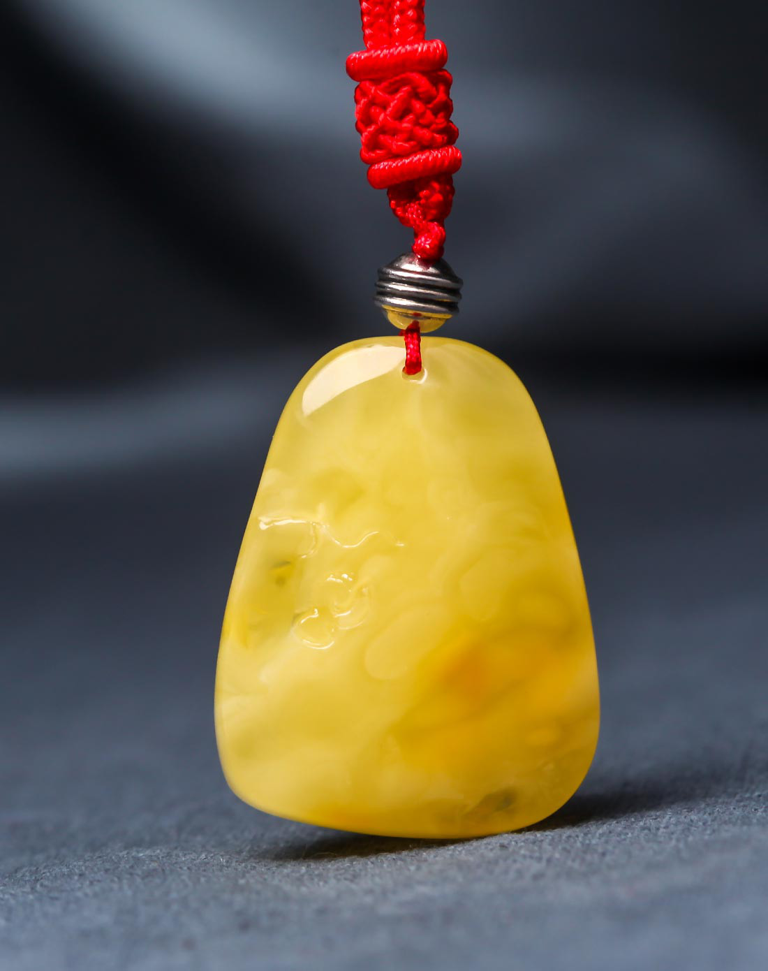 穗南 巧雕蜜蜡代代有福 吊坠(含绳)