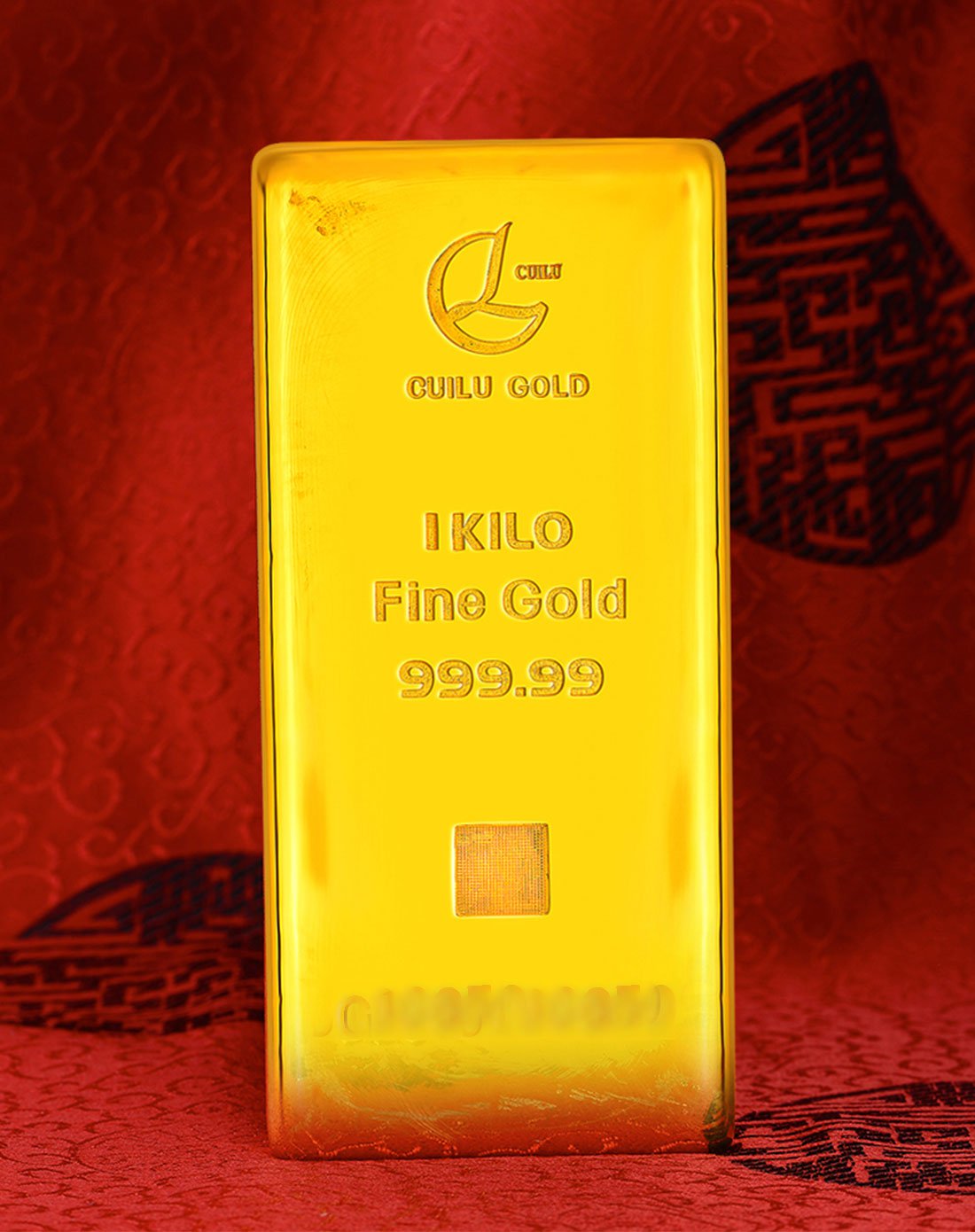 翠绿 原生态99999足金金条(金锭)1000g