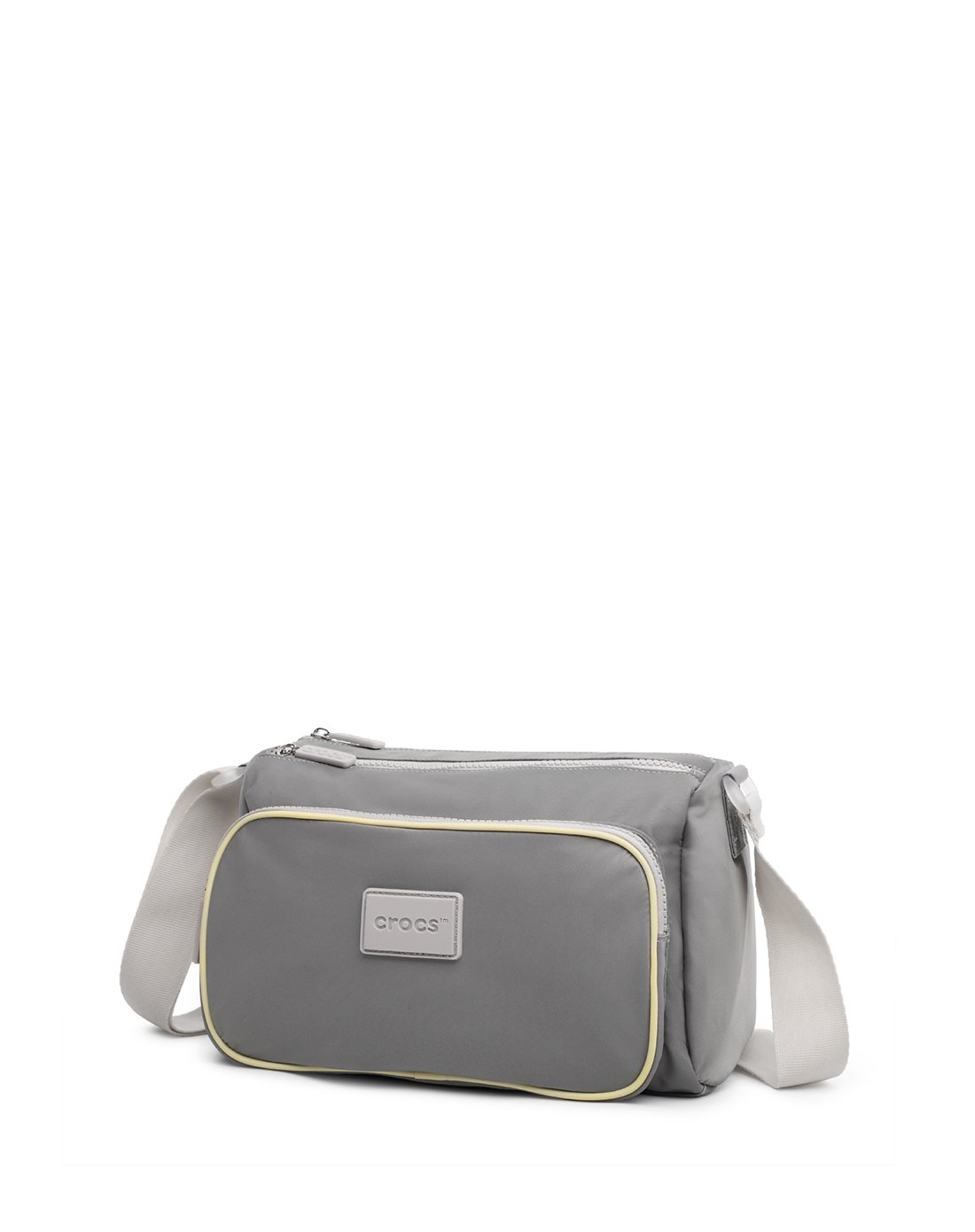 crocs女包专场 2017年春夏时尚休闲女款斜挎包浅灰 商品编码:cb02a17