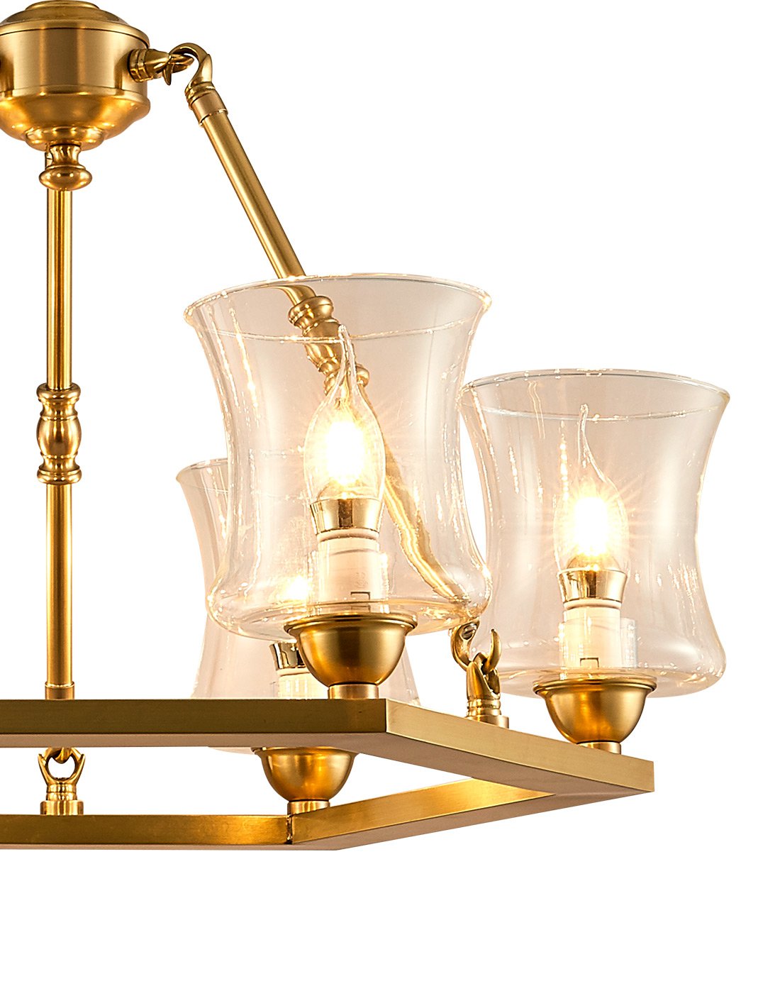 美式铜灯欧式别墅奢华客厅灯卧室灯餐厅灯吊灯