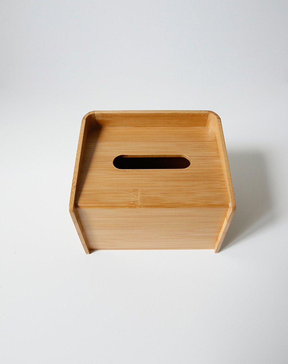 竹质防尘纸巾盒