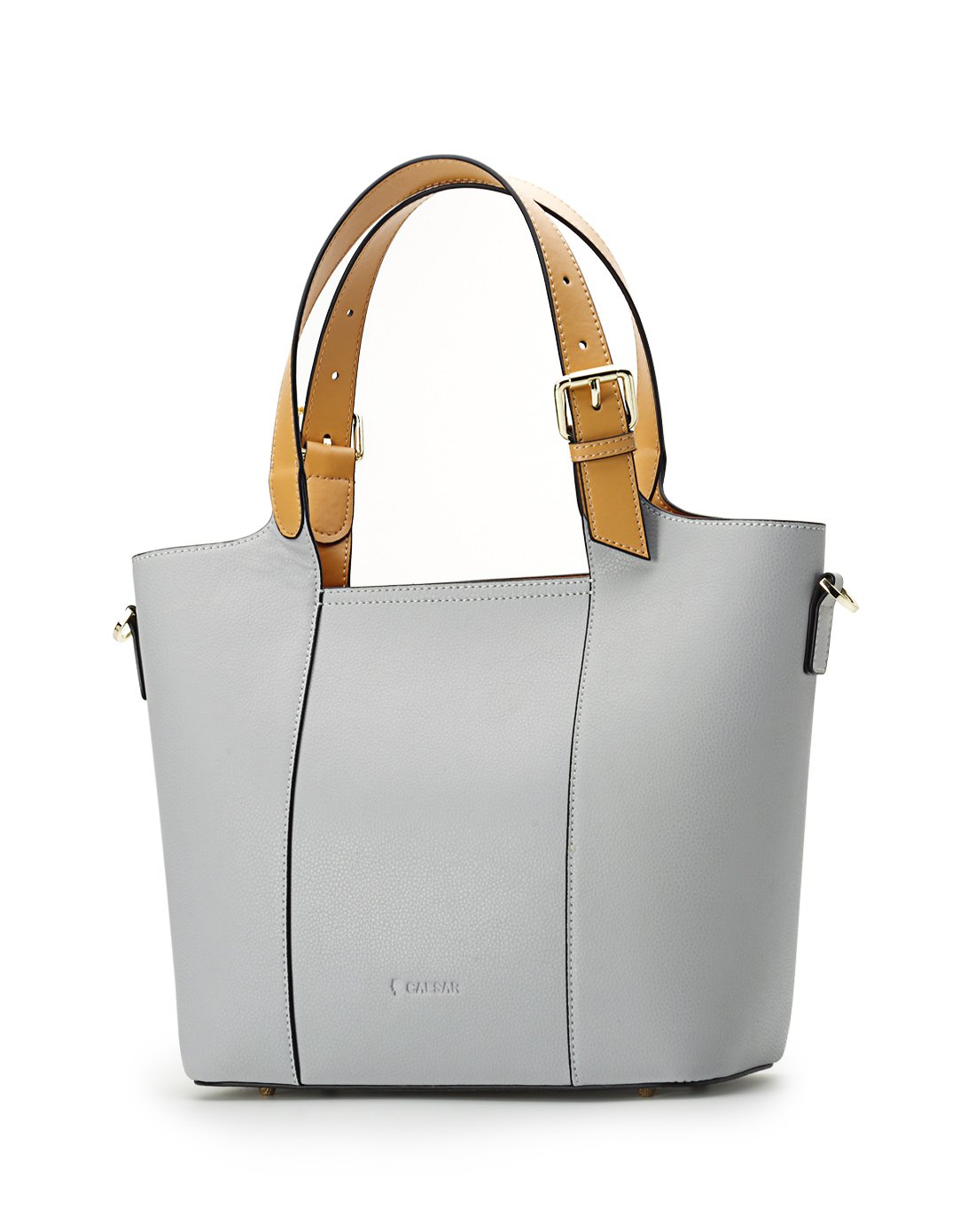 凯撒大帝caesar时尚新品复古撞色牛皮手提包ef08660260_唯品会