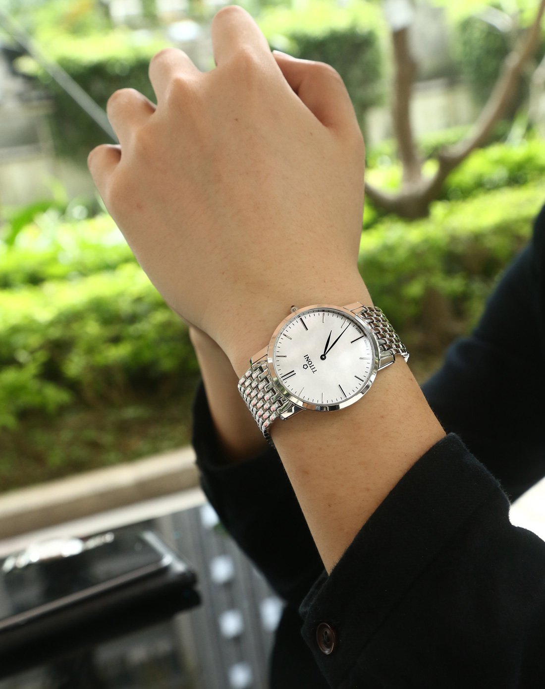 梅花 纤薄系列石英男表tq52918s-587