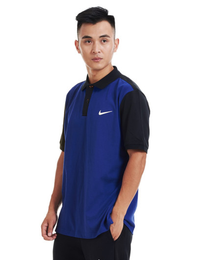 nike男士专场 男款蓝色短袖polo衫 运动休闲系列