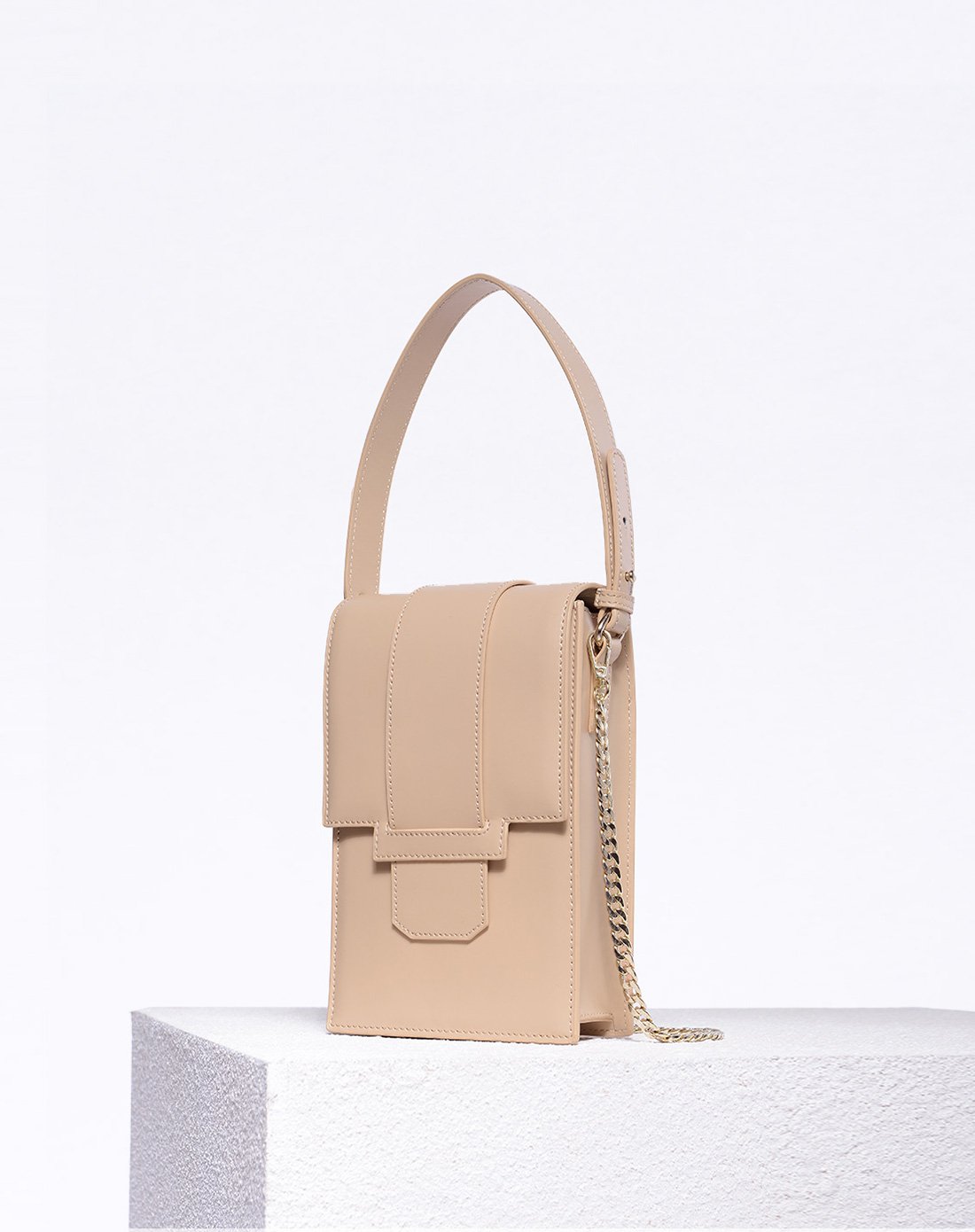 糖力tammy tangs原创设计师简约名媛风时尚挎包简约单肩包裸色t17cb5