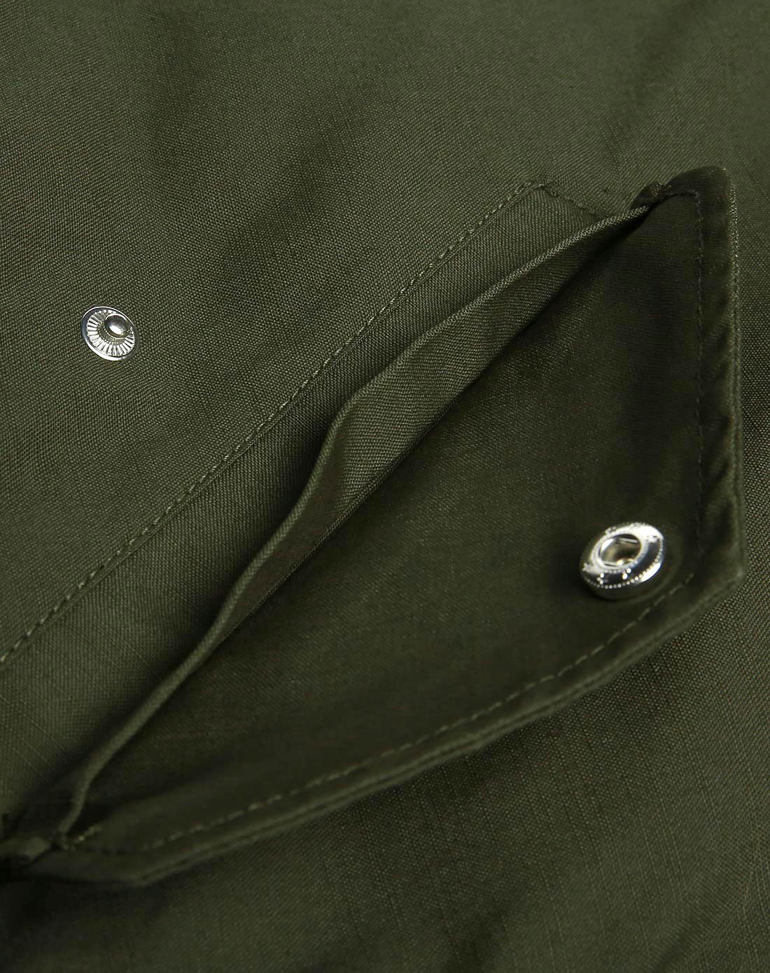 充棉军装外套橄榄绿