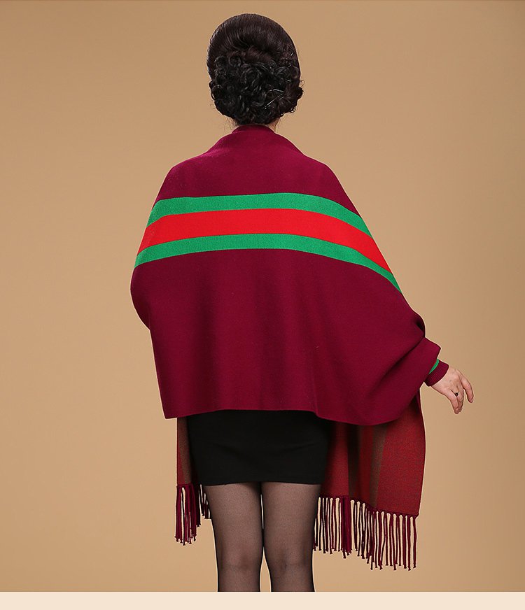 福玛玛条纹披肩