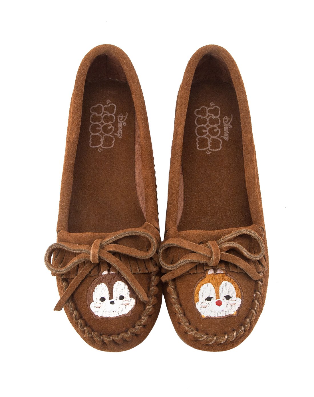 迪士尼disney&gracegift女鞋专场 迪士尼disney流苏蝴蝶结莫卡辛鞋