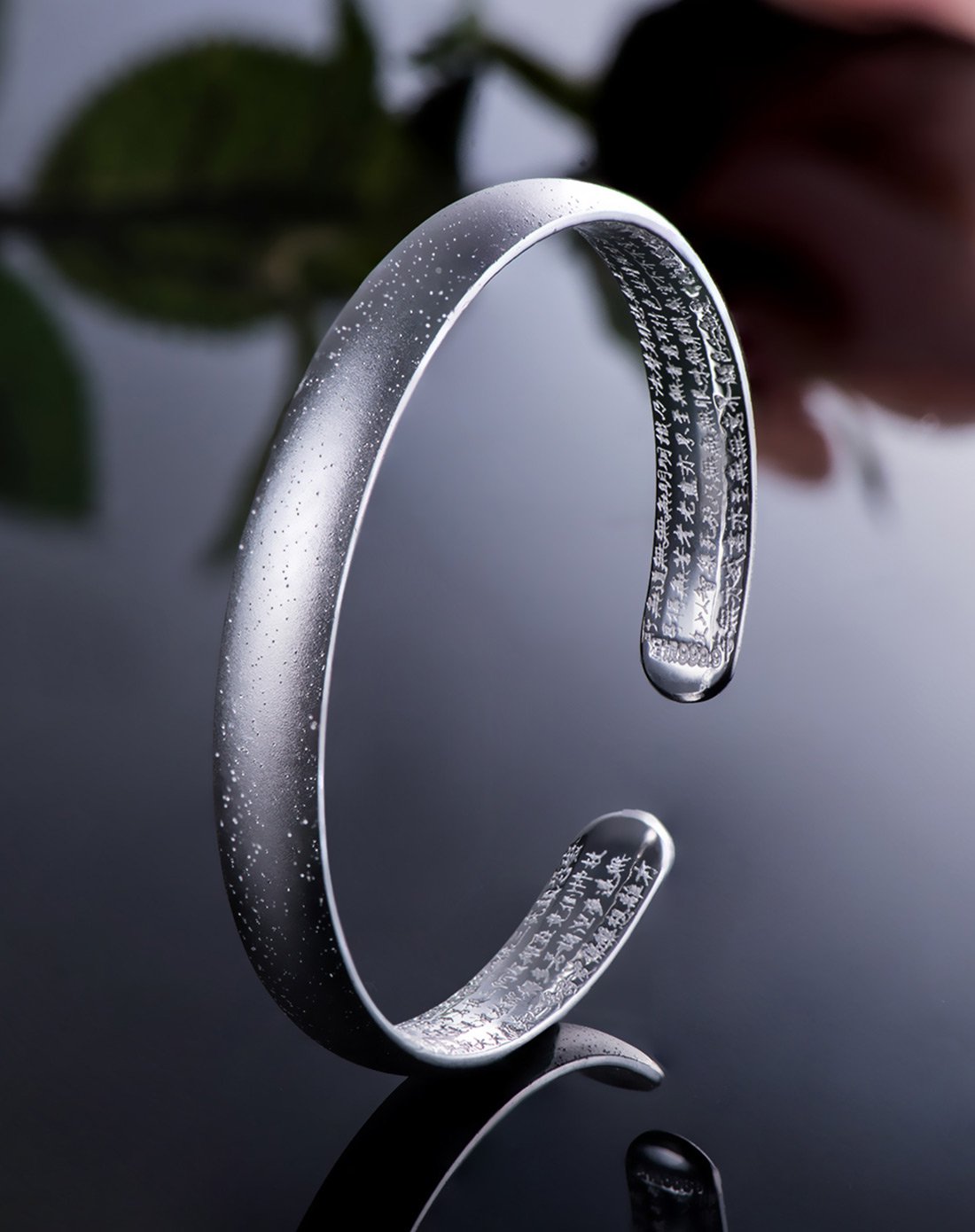 中国黄金 9999足银无疆之寿菩萨手镯约35克