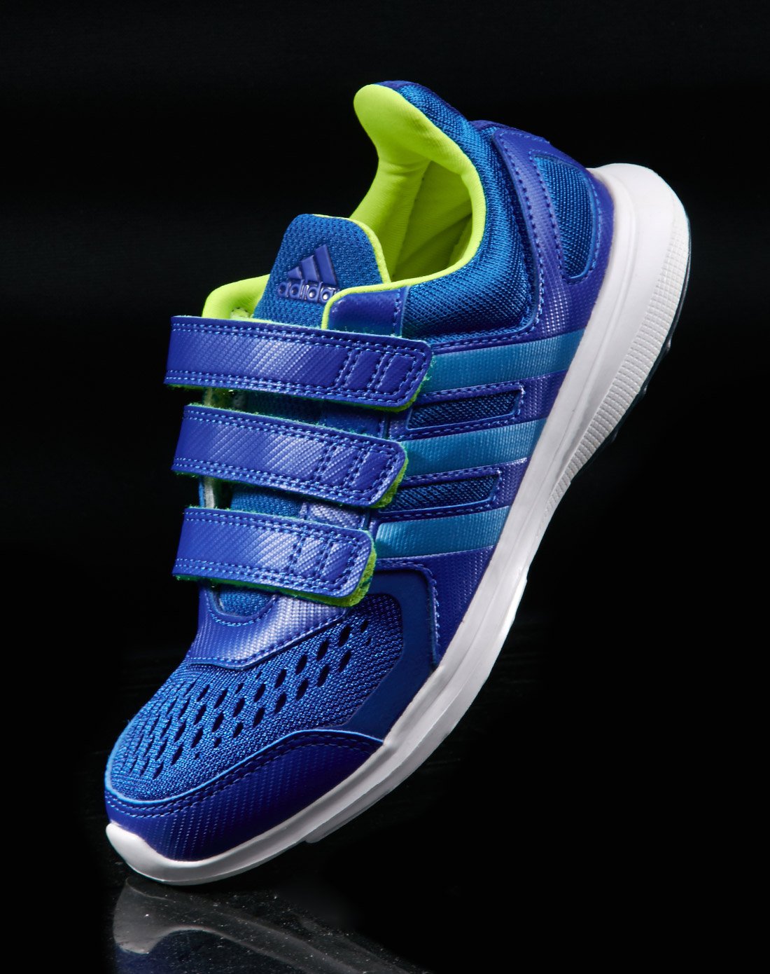 adidas&nike&new balance耐磨缓震 男子小童蓝色跑步