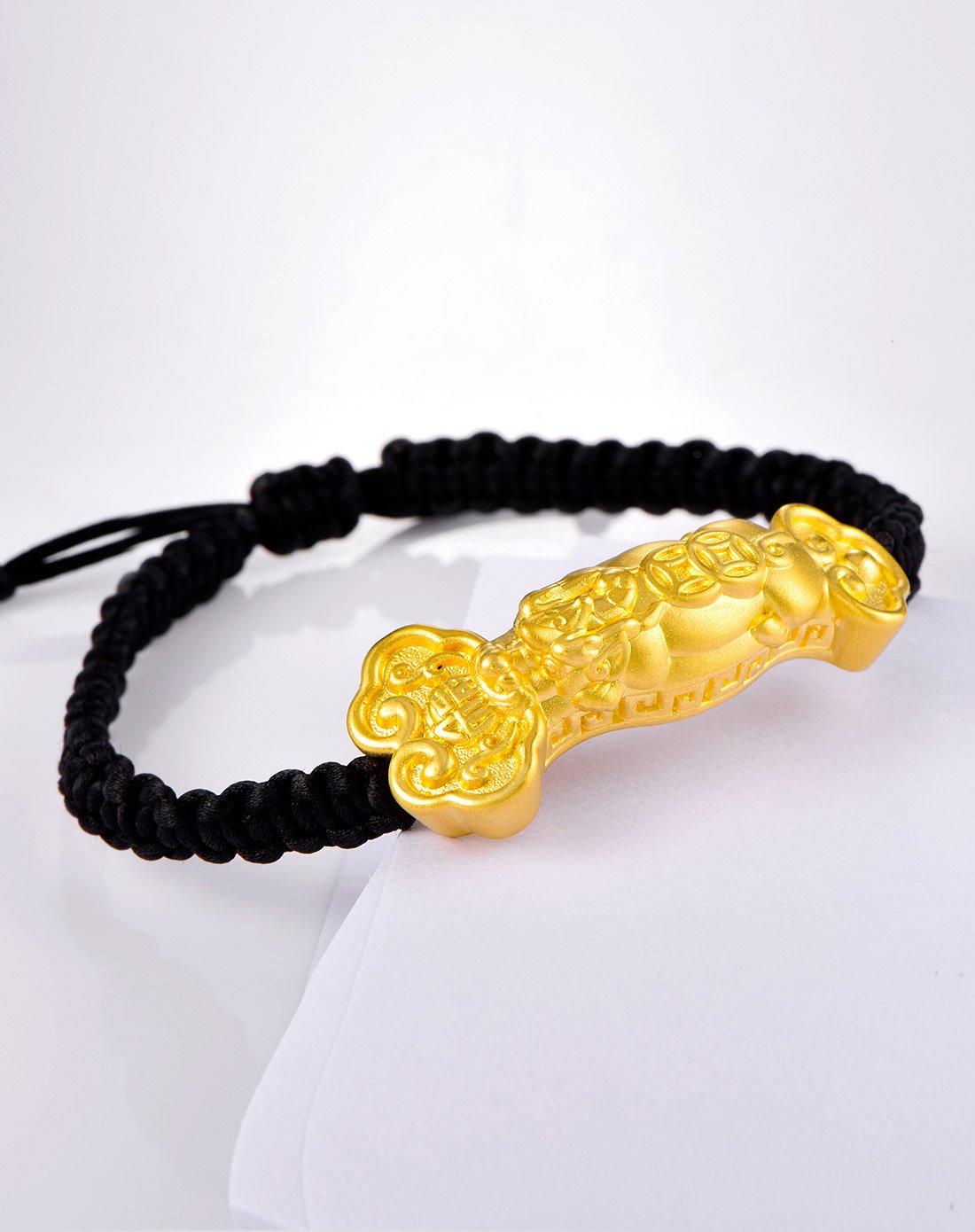 赛菲尔 如意貔貅硬足金情侣款转运珠(送手绳)定价