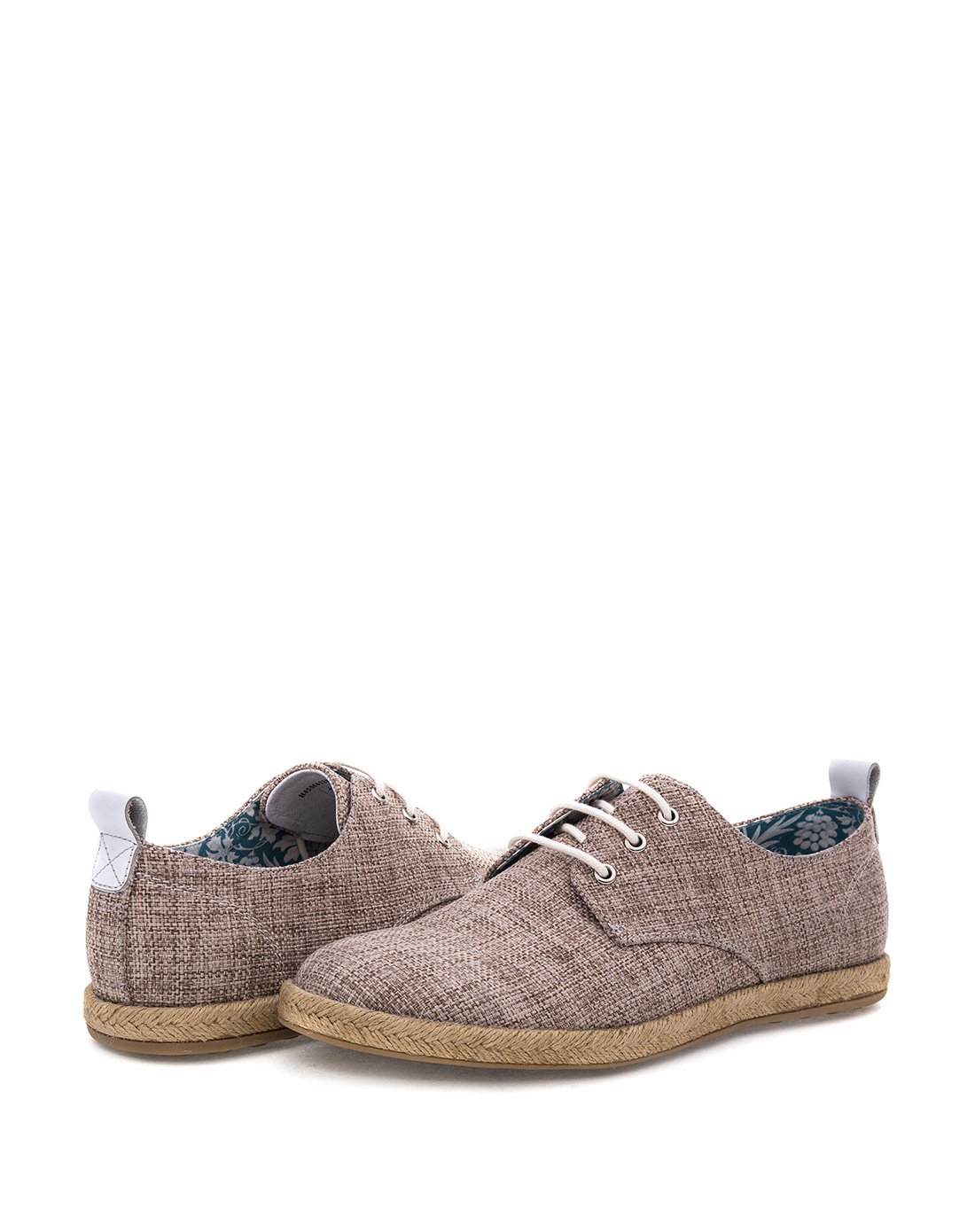 商场同款织物鞋面透气休闲鞋棕色